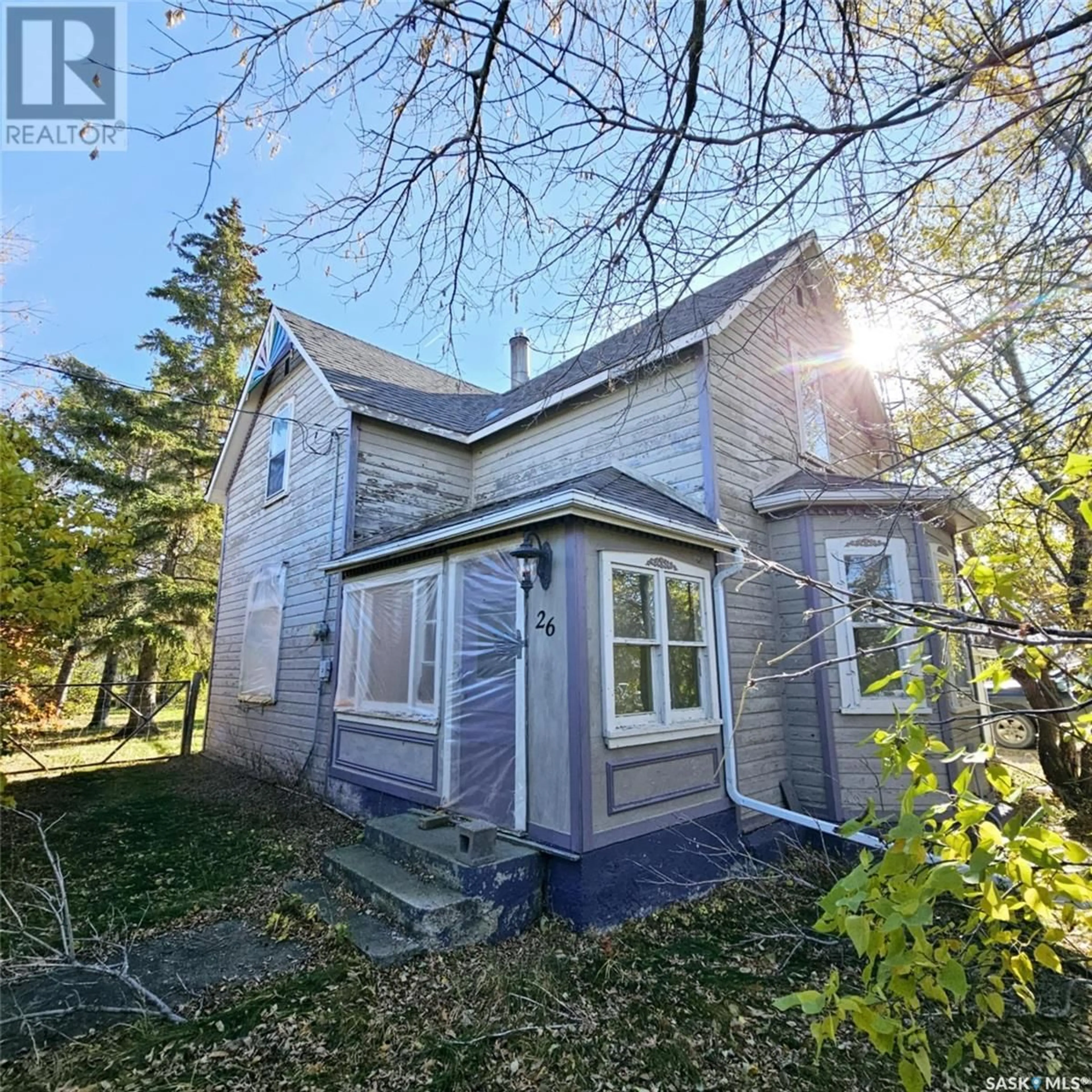 Frontside or backside of a home, cottage for 26 Bedford STREET, Fleming Saskatchewan S0G1R0