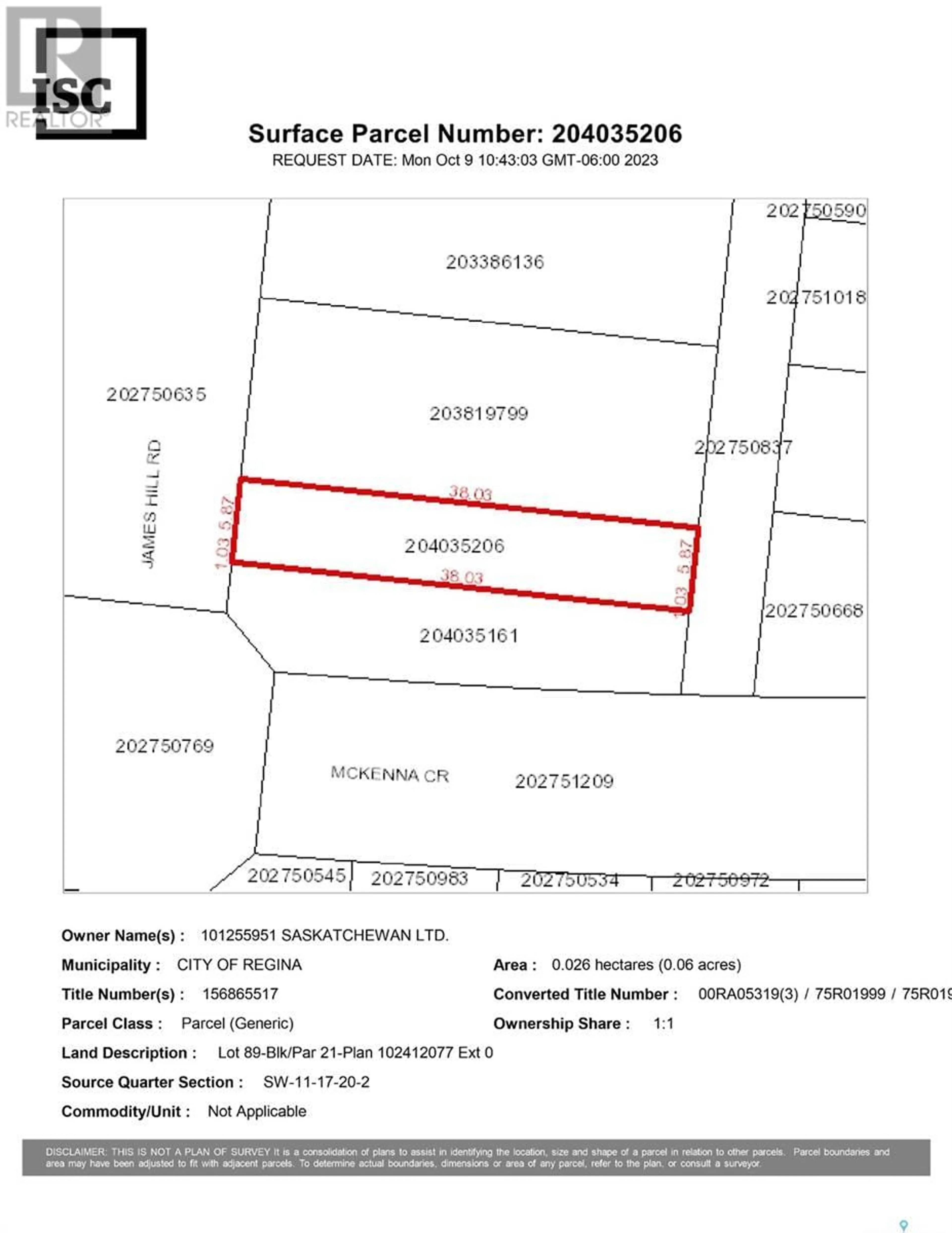 Floor plan for A & B 3957 James Hill ROAD, Regina Saskatchewan S4N7P9