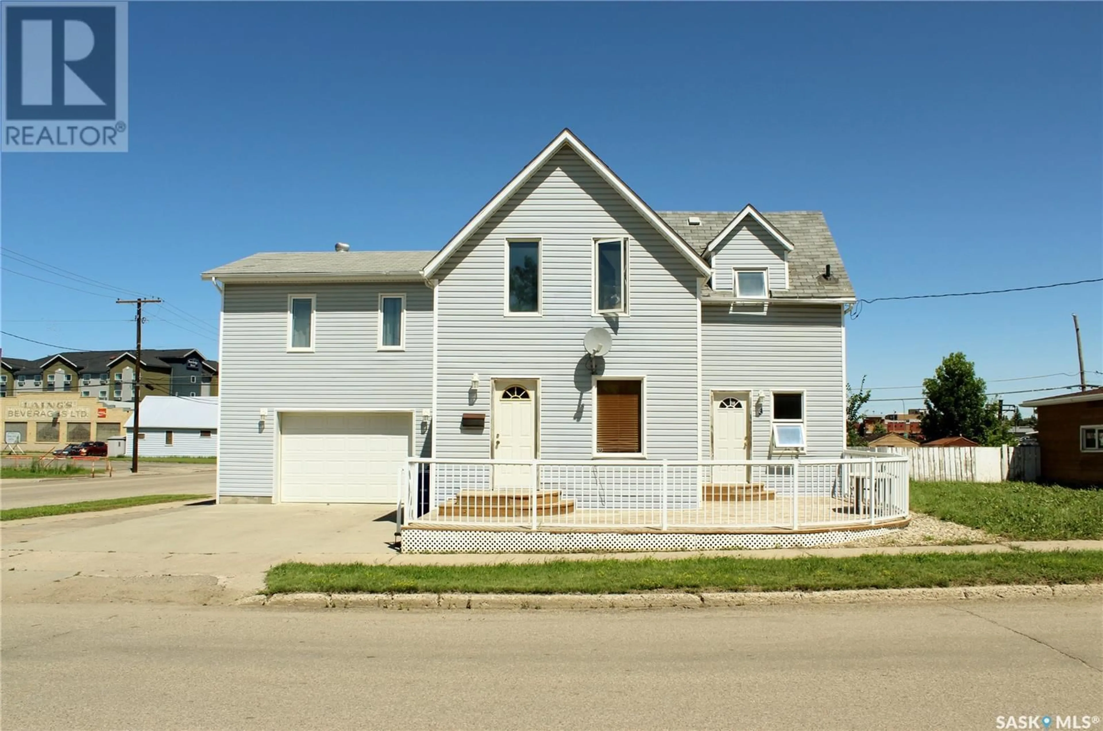 Frontside or backside of a home, the street view for 3 2nd AVENUE, Weyburn Saskatchewan S4H1W7