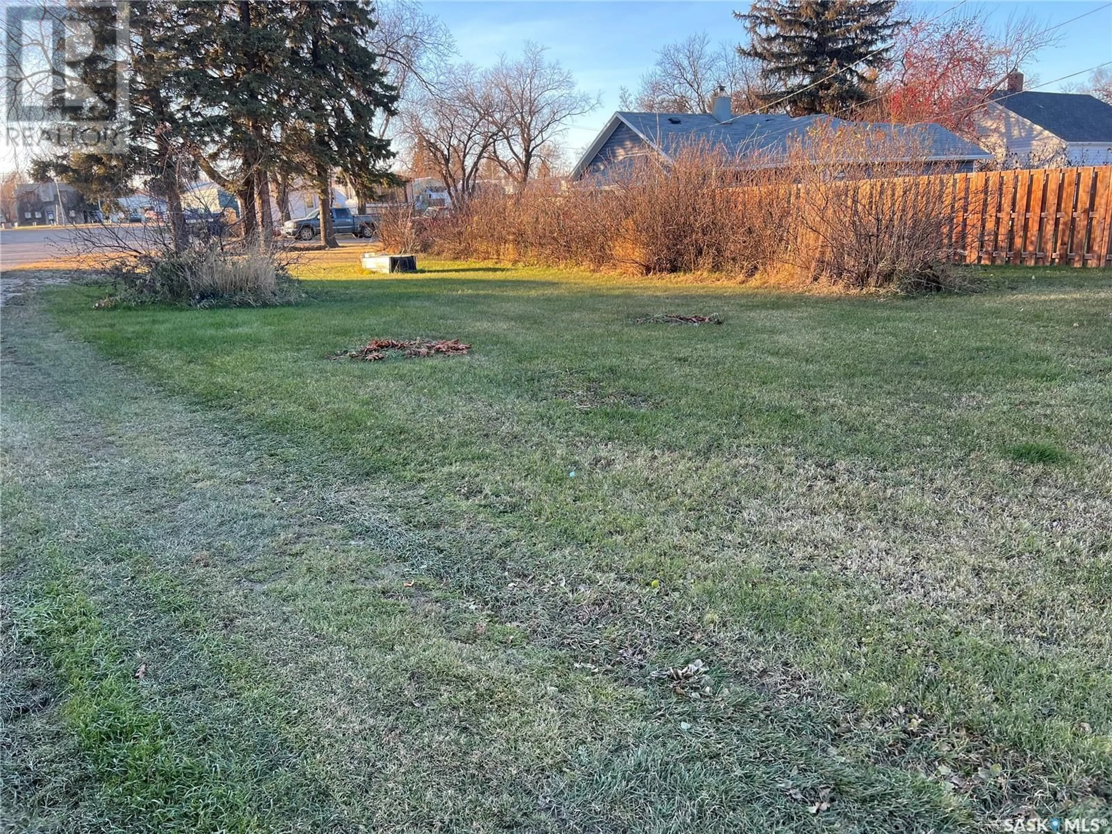 Frontside or backside of a home, the fenced backyard for 106 1st AVENUE, Porcupine Plain Saskatchewan S0E1H0