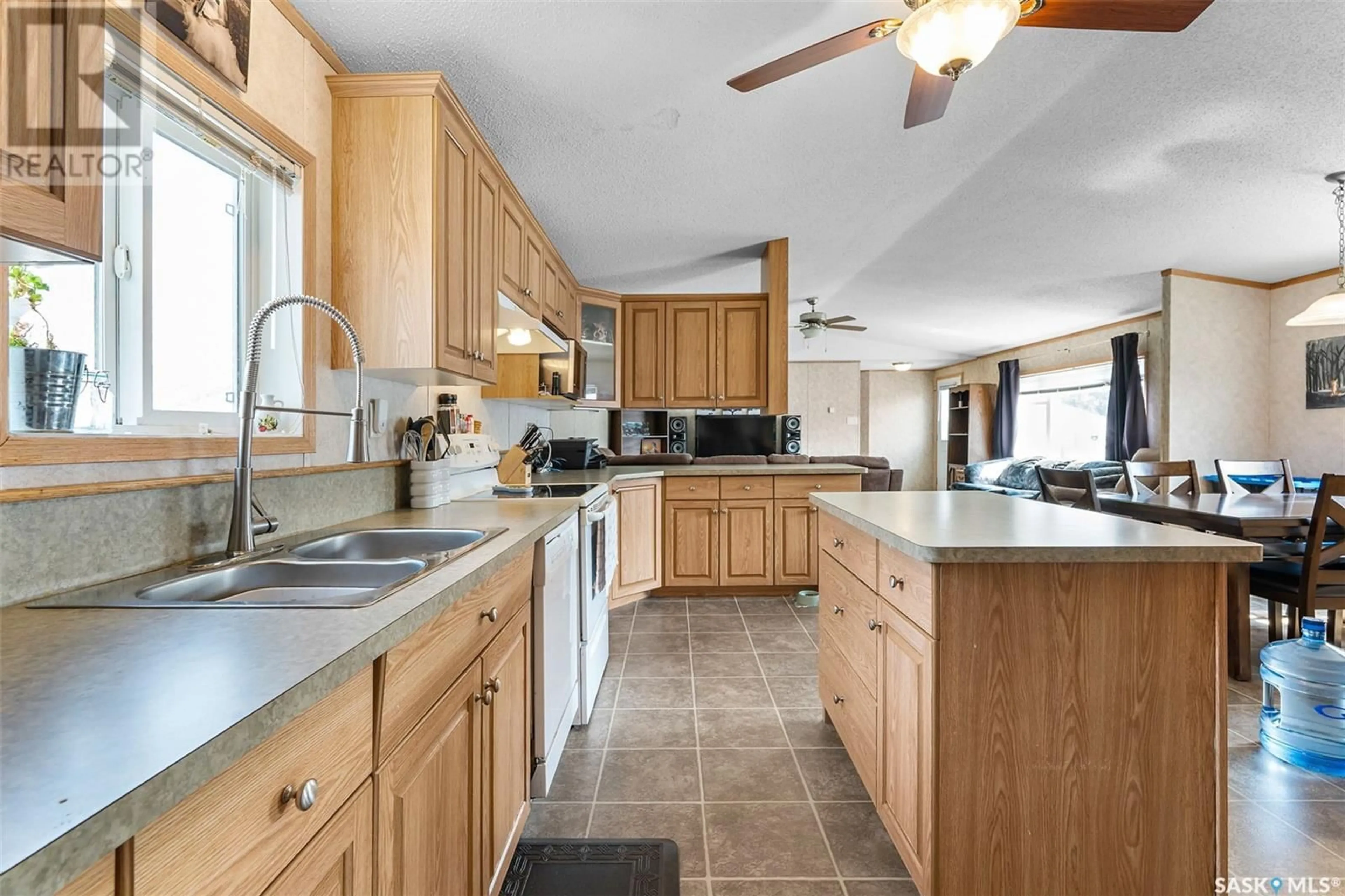 Kitchen, wood floors, cottage for 50 Mulberry ROAD, Sunset Estates Saskatchewan S7B0A4