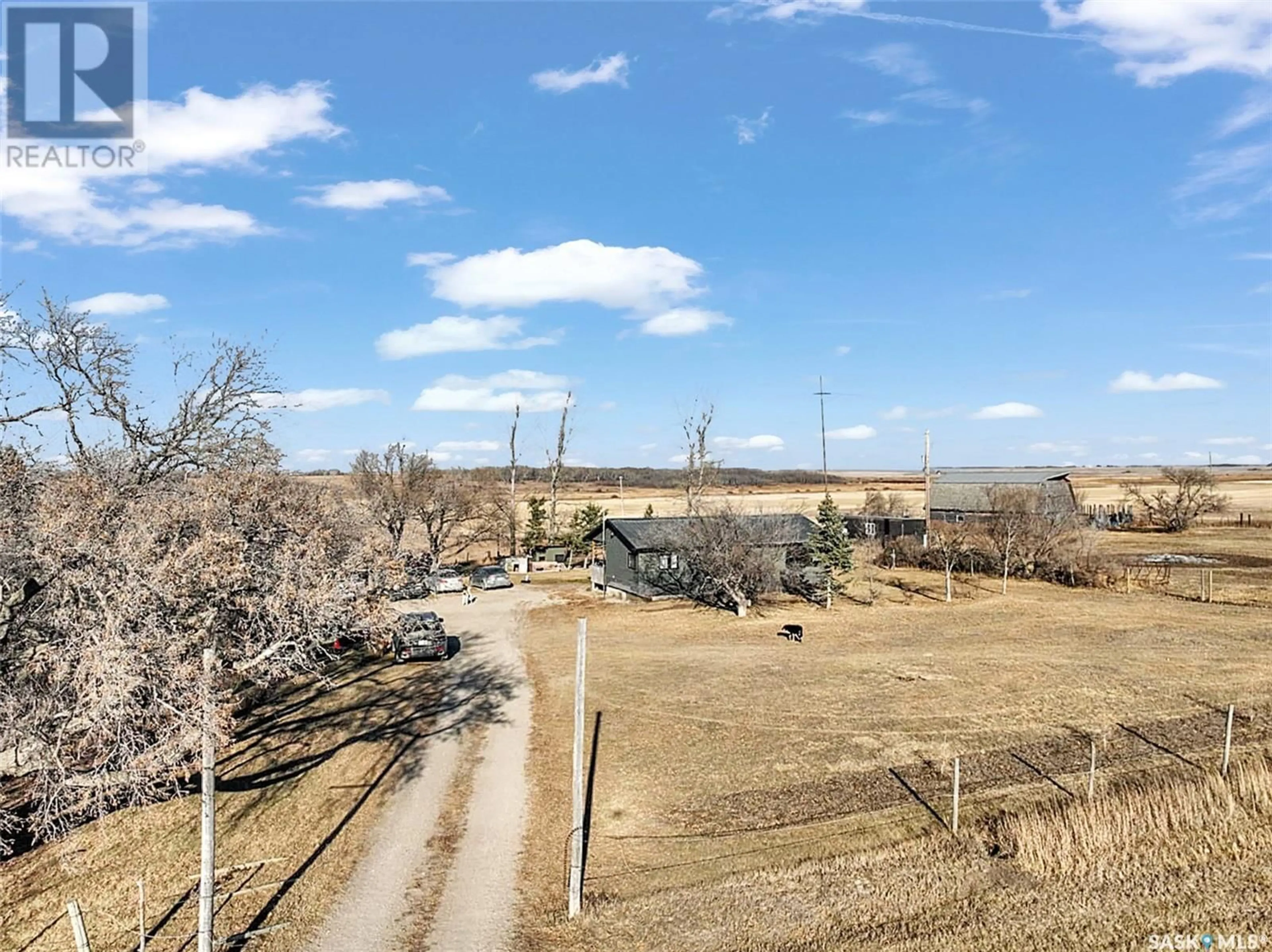 A pic from exterior of the house or condo, the fenced backyard for Grenfell Acres, Elcapo Rm No. 154 Saskatchewan S0G2B0