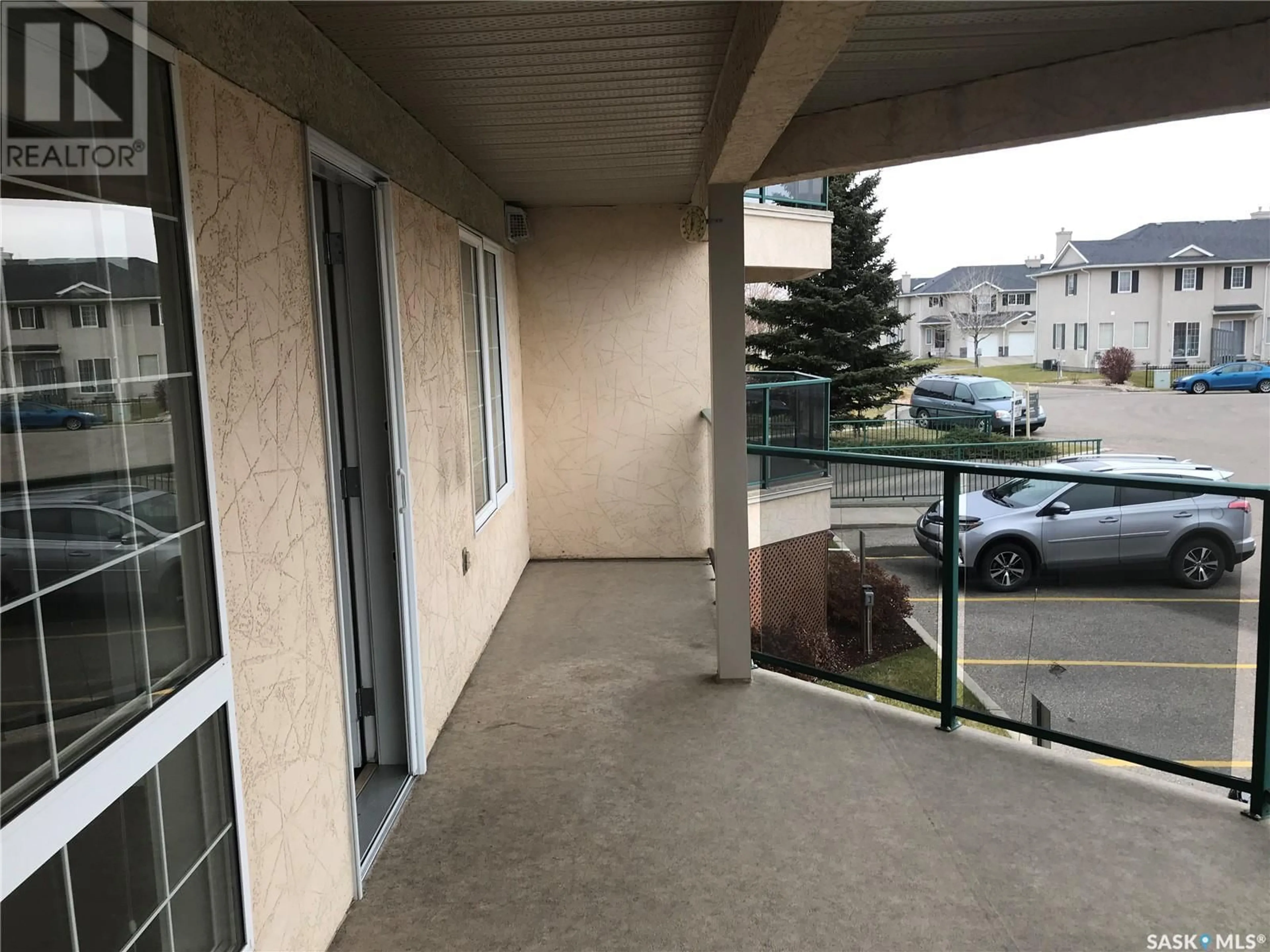 Balcony in the apartment, the front or back of building for 114 2300 Tell PLACE, Regina Saskatchewan S4V3C3