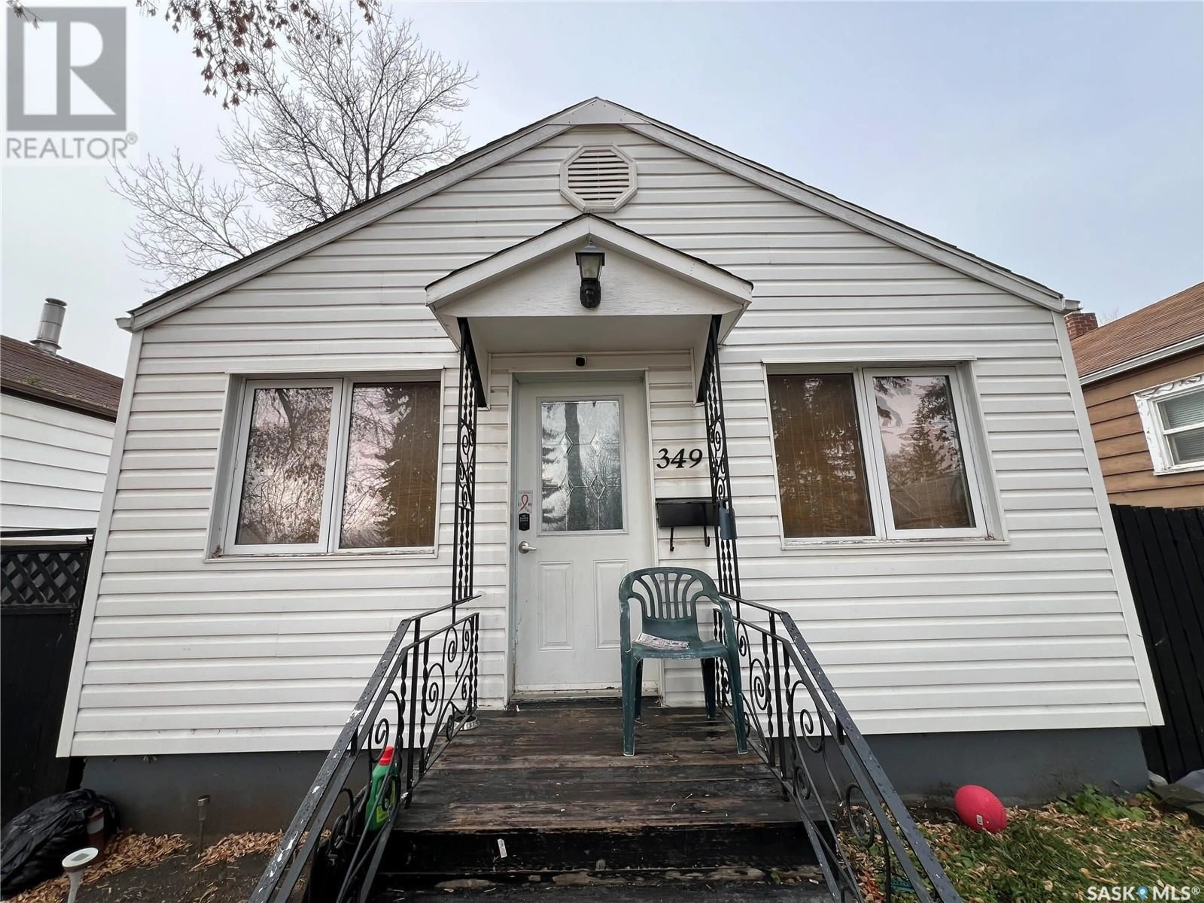 Frontside or backside of a home, the front or back of building for 349 R AVENUE S, Saskatoon Saskatchewan S7M2Z2