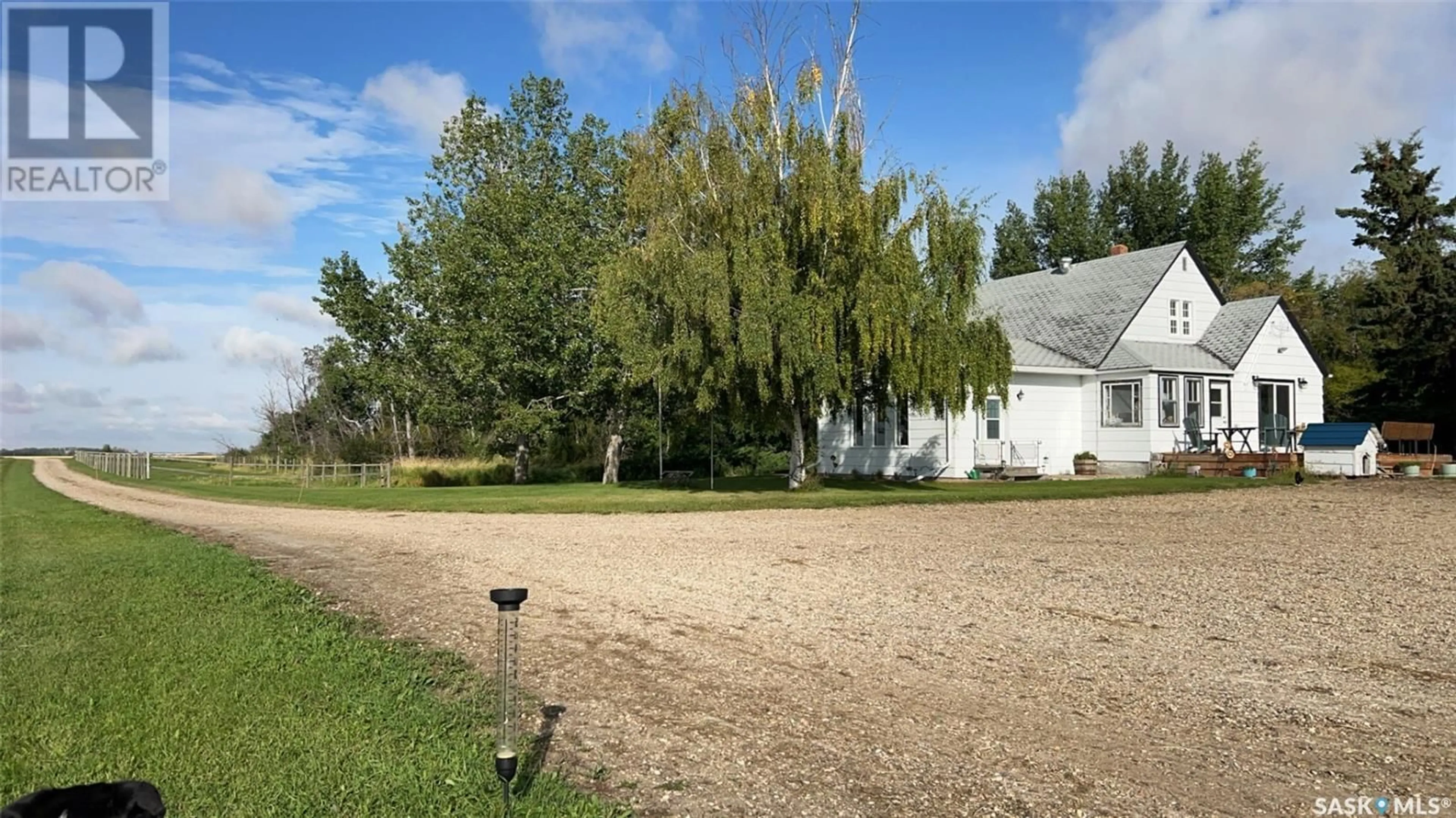 A pic from exterior of the house or condo, the fenced backyard for Classen Acreage, Spalding Rm No. 368 Saskatchewan S0K4V0