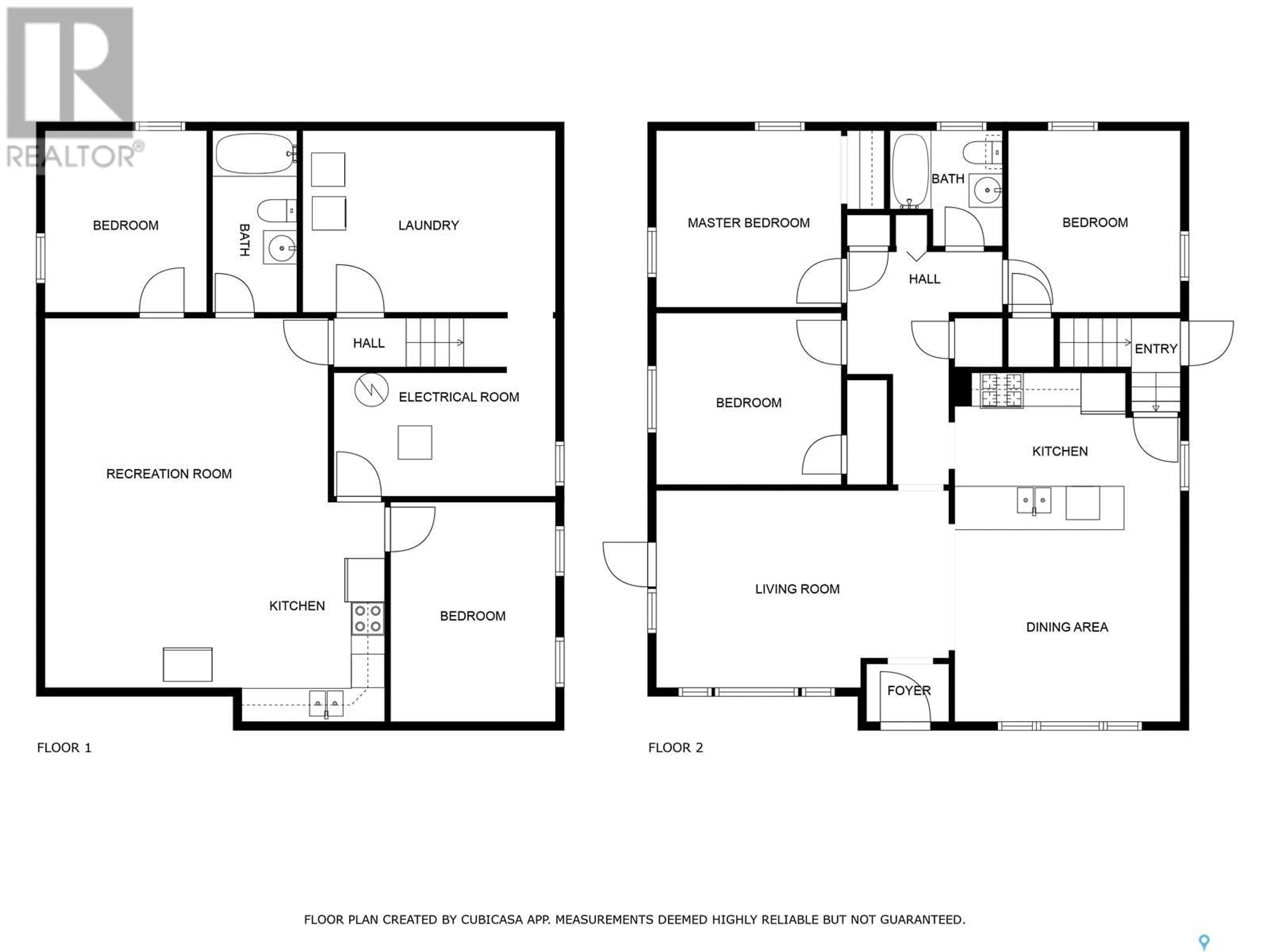 Floor plan for 2215 5th AVENUE W, Prince Albert Saskatchewan S6V5J3