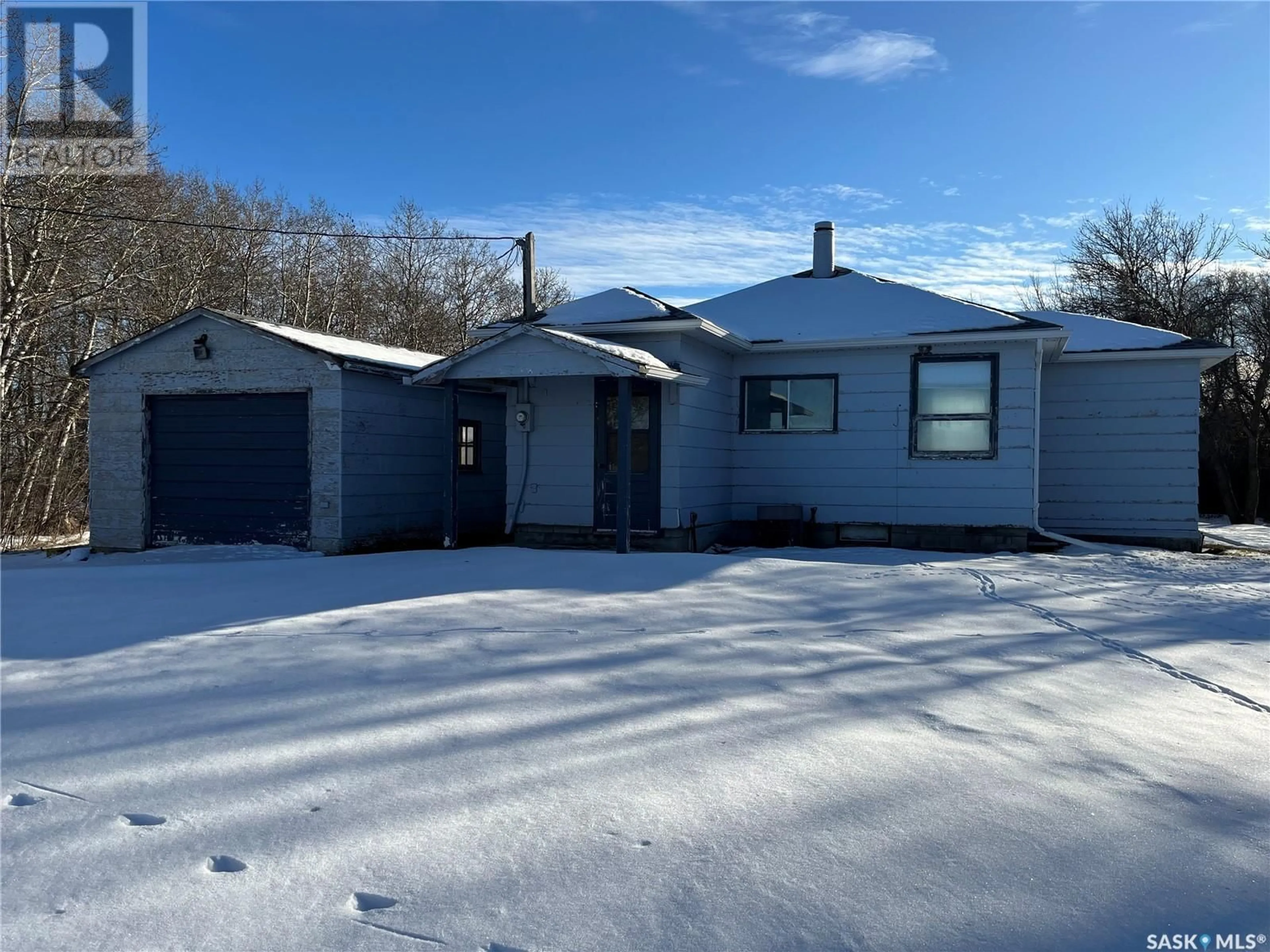 A pic from outside/outdoor area/front of a property/back of a property/a pic from drone, street for CLEMENTS ACREAGE, Wawken Rm No. 93 Saskatchewan S0G2X0