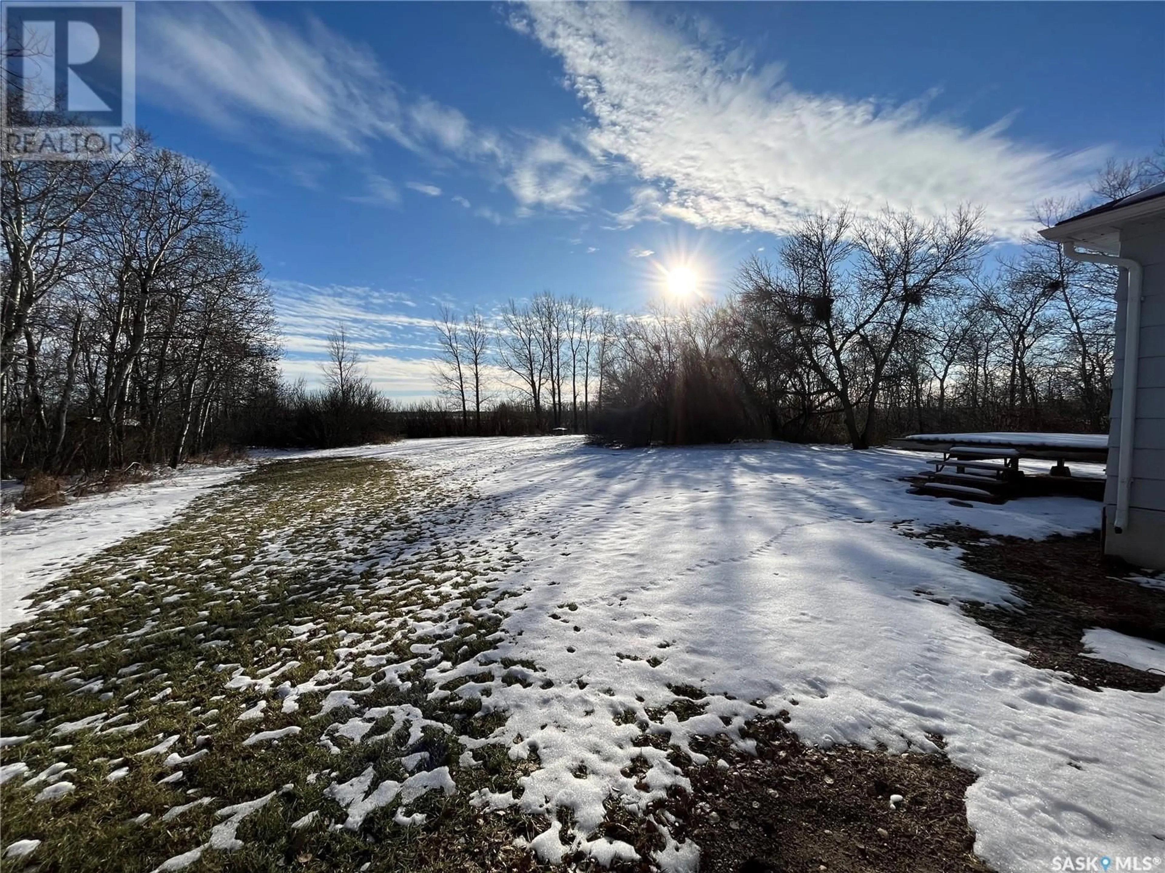 A pic from outside/outdoor area/front of a property/back of a property/a pic from drone, forest/trees view for CLEMENTS ACREAGE, Wawken Rm No. 93 Saskatchewan S0G2X0