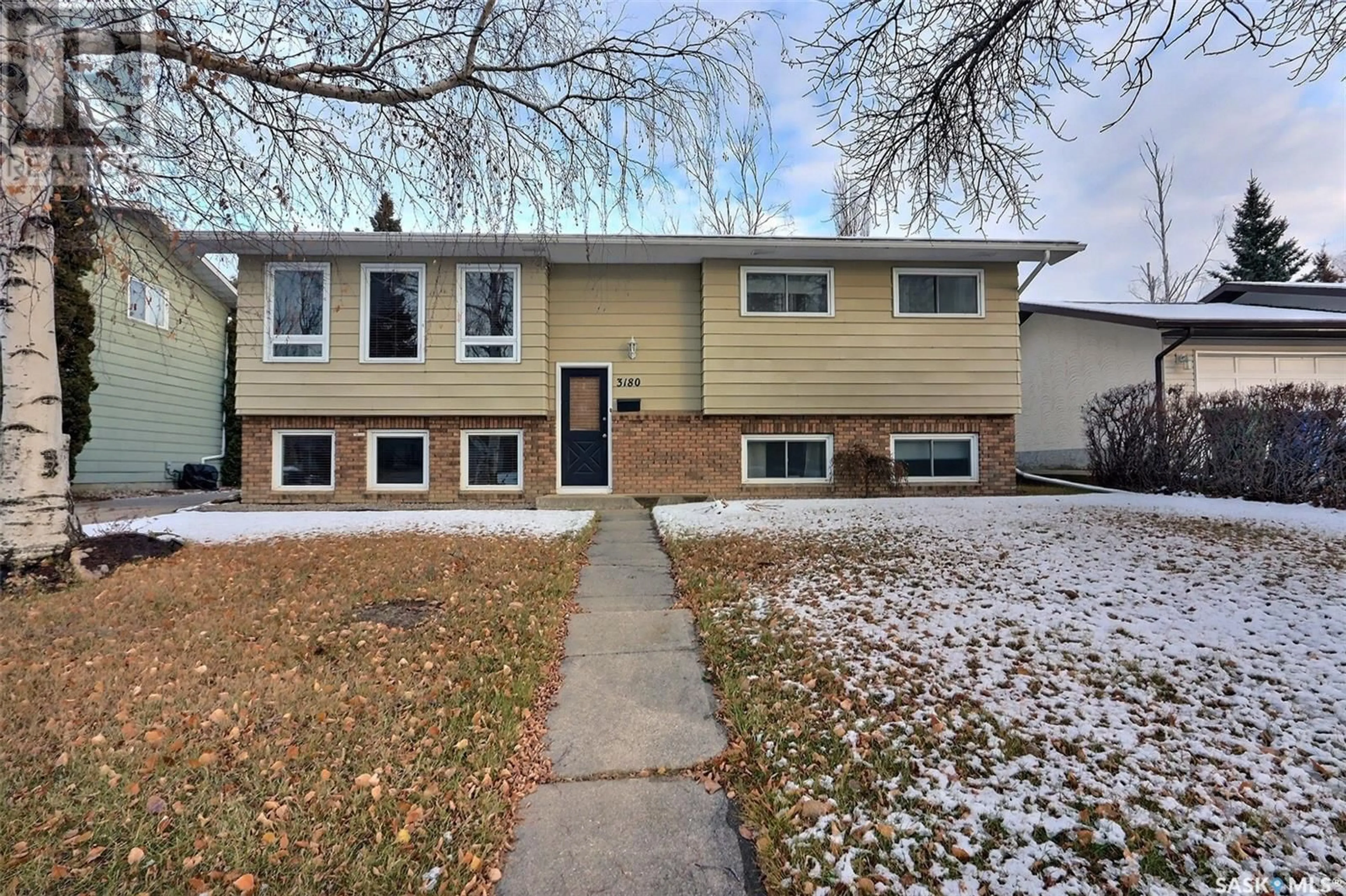 A pic from exterior of the house or condo, the street view for 3180 Grey Owl CRESCENT, Prince Albert Saskatchewan S6V6X5