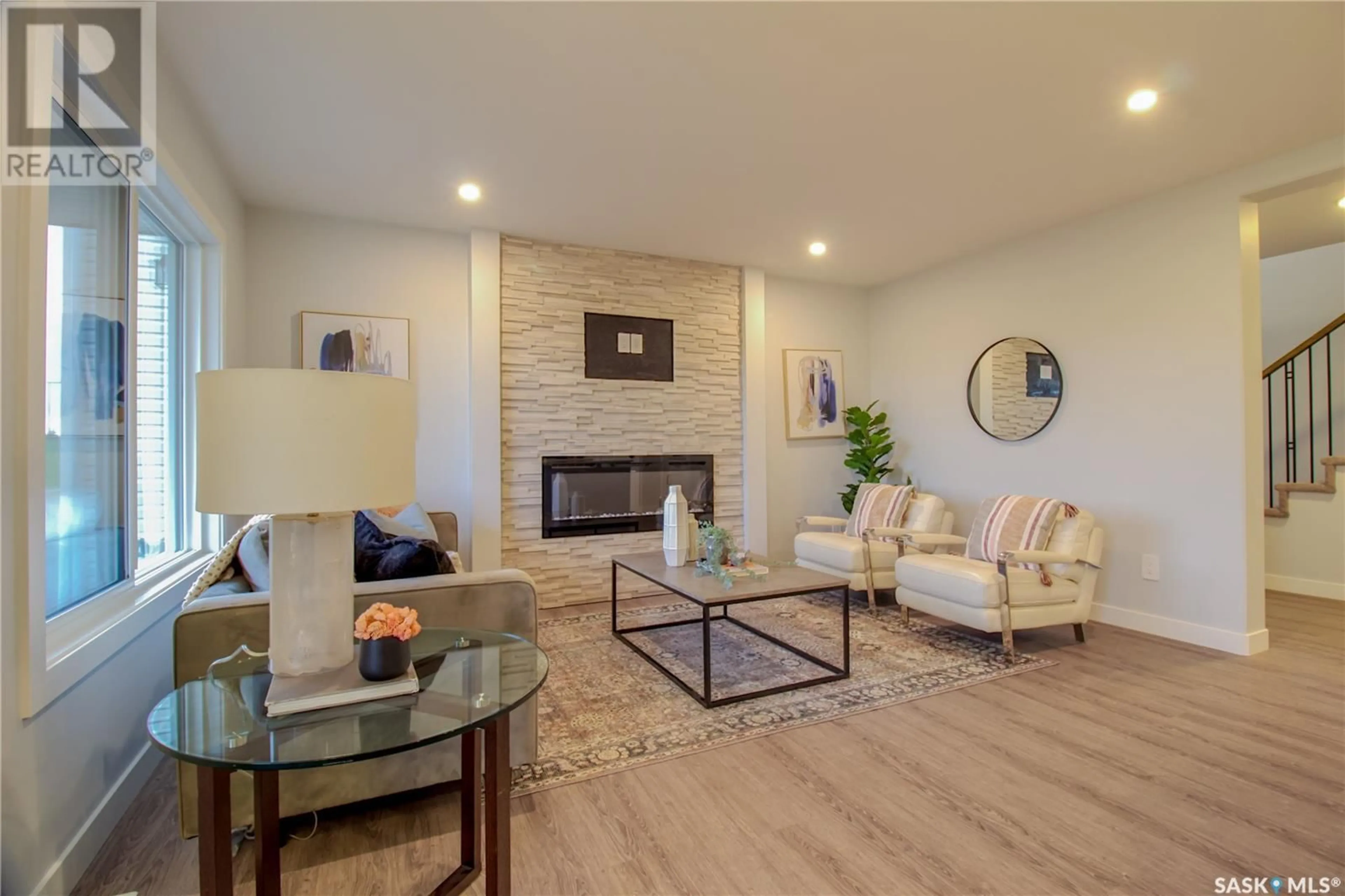 Living room, wood floors for 310 Pepper PLACE, Saskatoon Saskatchewan S7V1S7