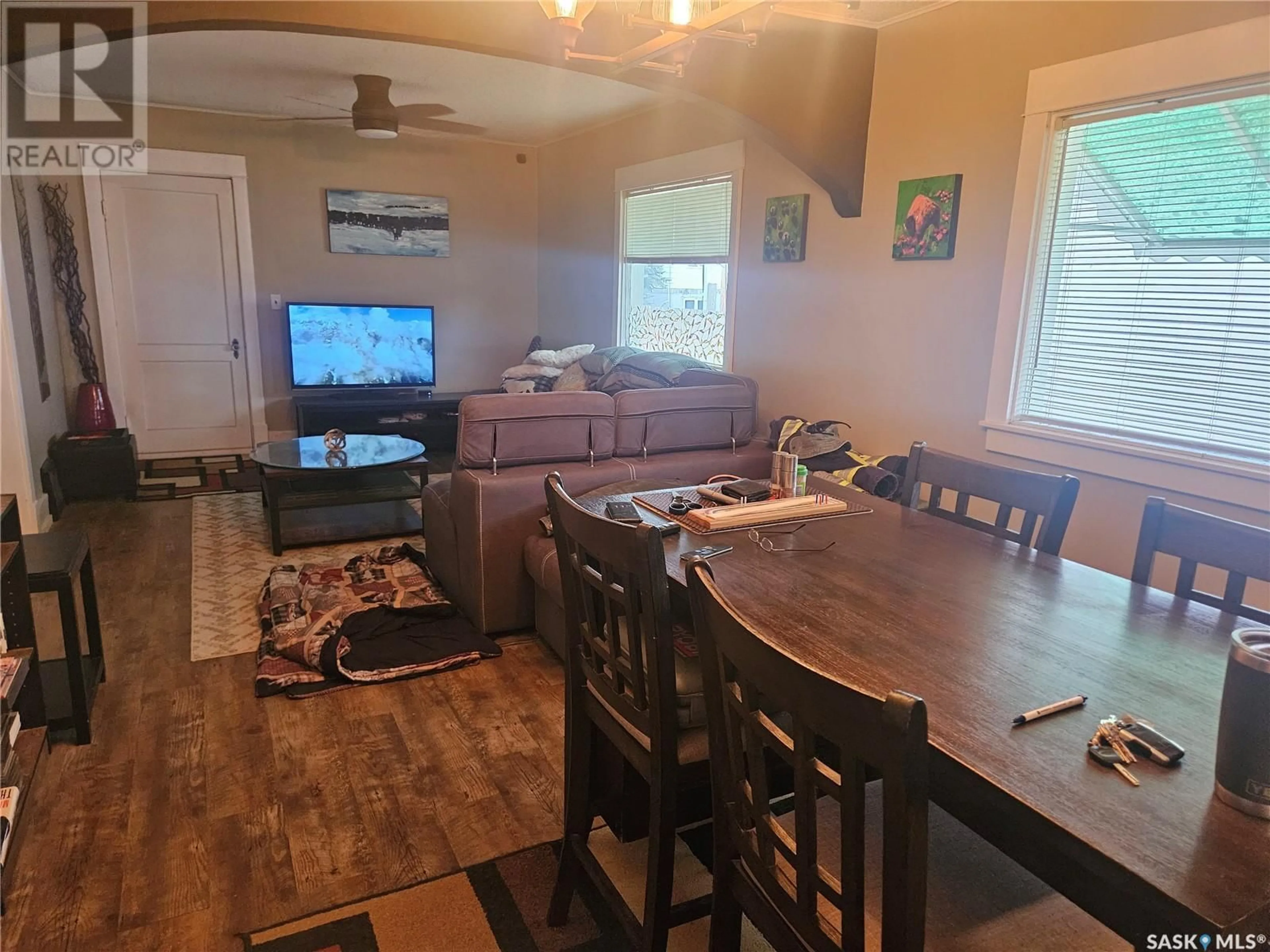 A pic of a room, wood floors for 808 6th STREET, Perdue Saskatchewan S0K3C0