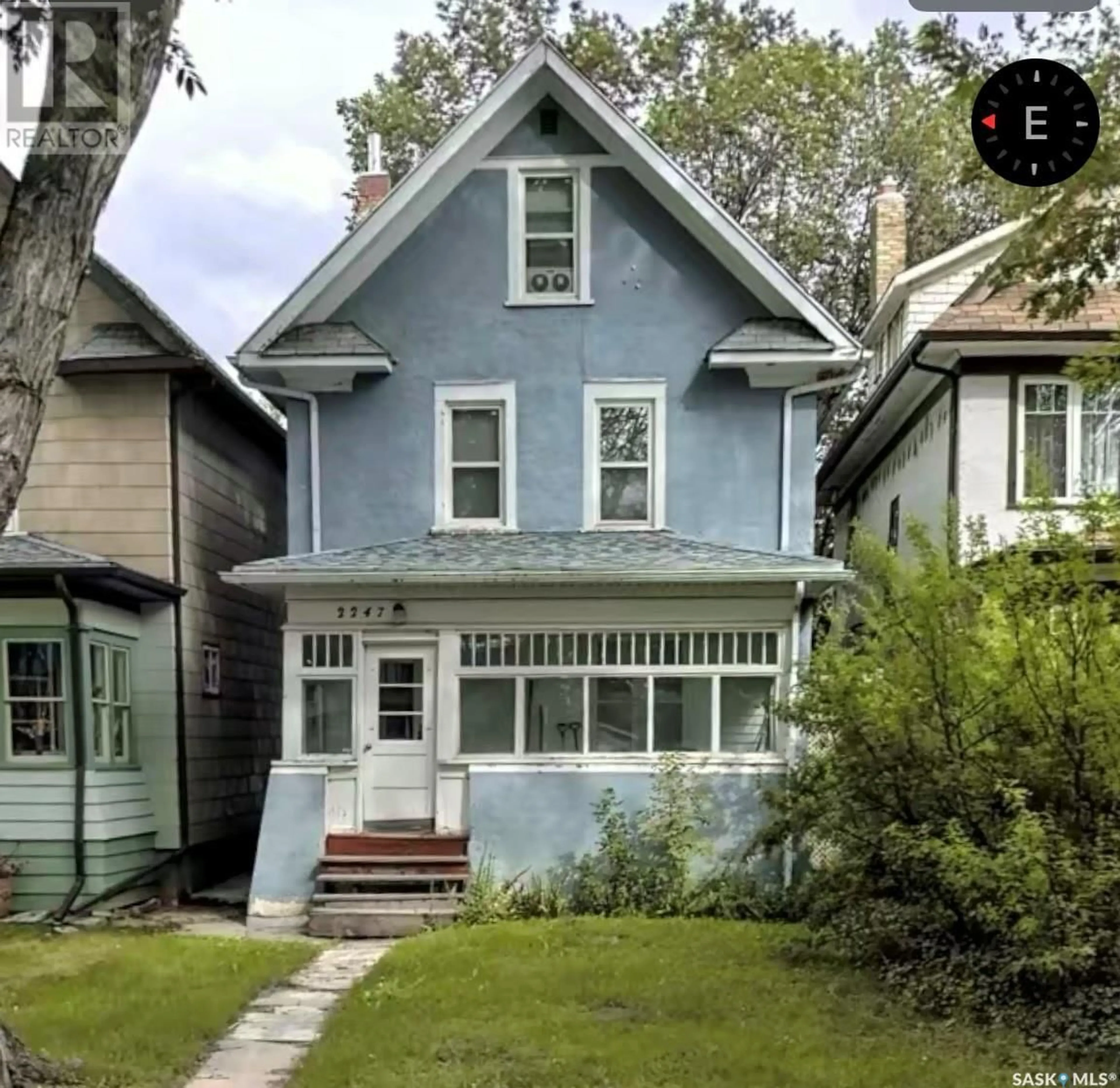 Frontside or backside of a home, the street view for 2247 RAE STREET, Regina Saskatchewan S4T2G1