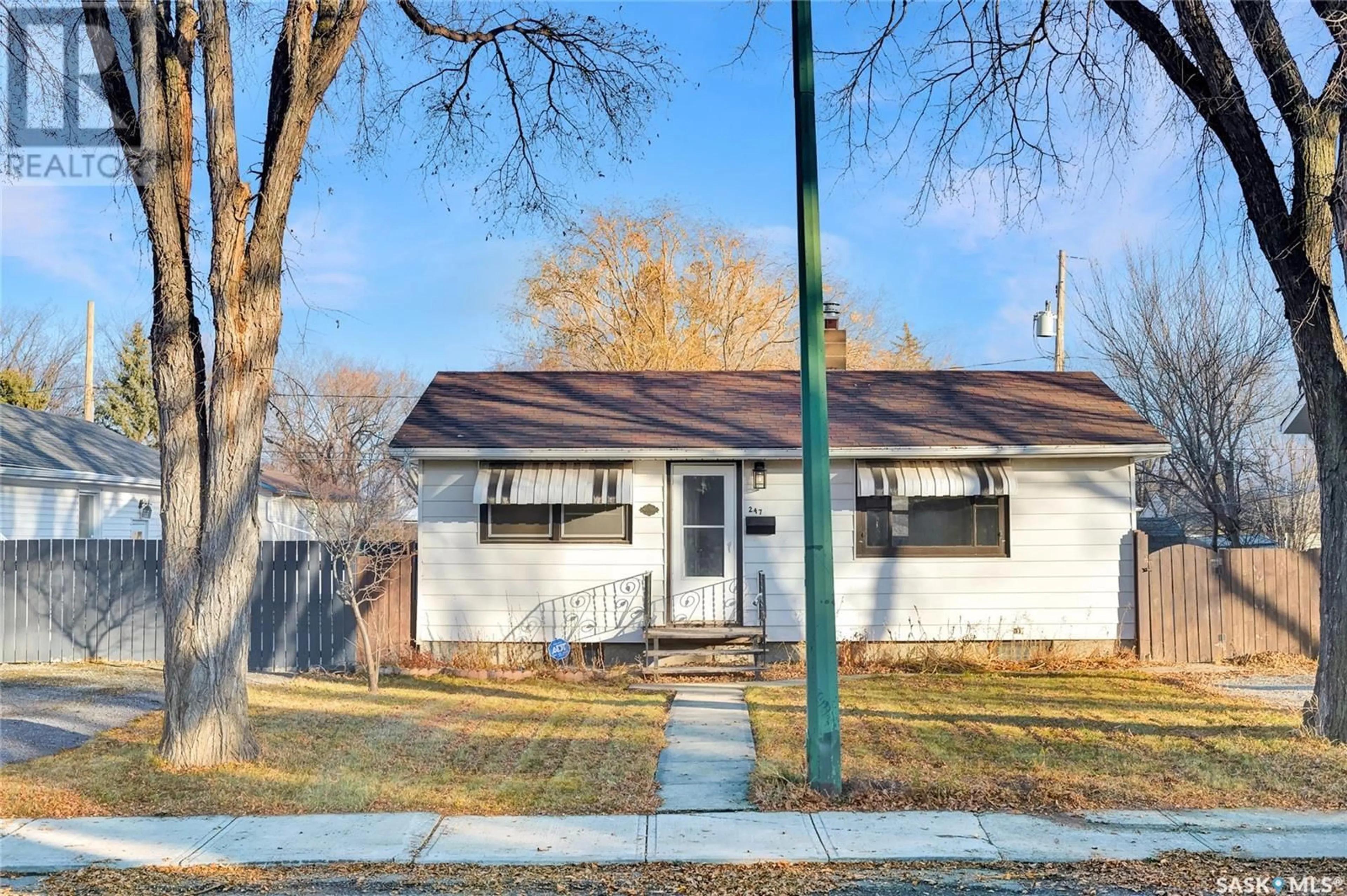 A pic from exterior of the house or condo, the street view for 247 Smith STREET, Regina Saskatchewan S4R2K8