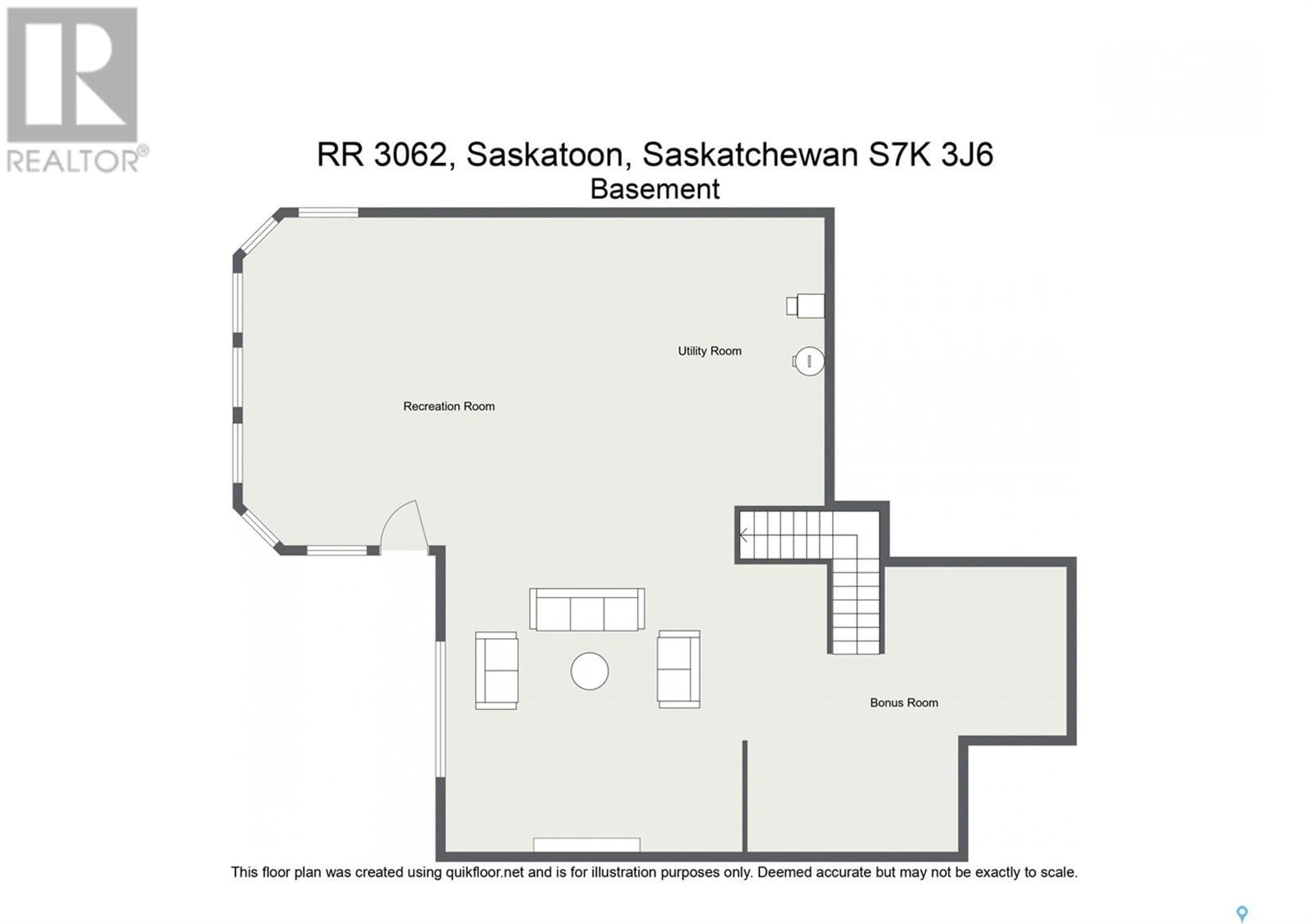 Floor plan for Brand Acreage, Corman Park Rm No. 344 Saskatchewan S7K3J6