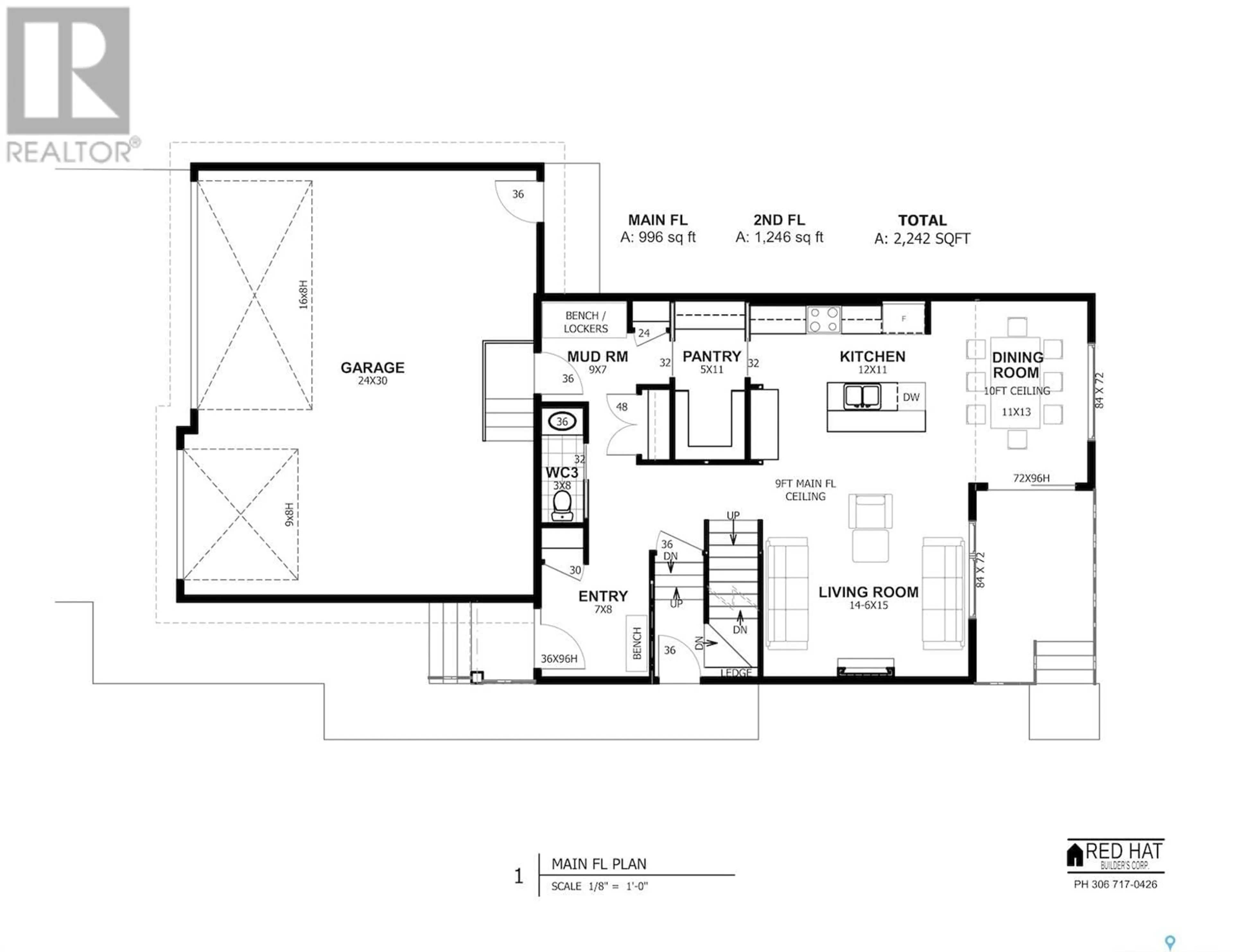 Floor plan for 211 Flynn BEND, Saskatoon Saskatchewan S7V1R9