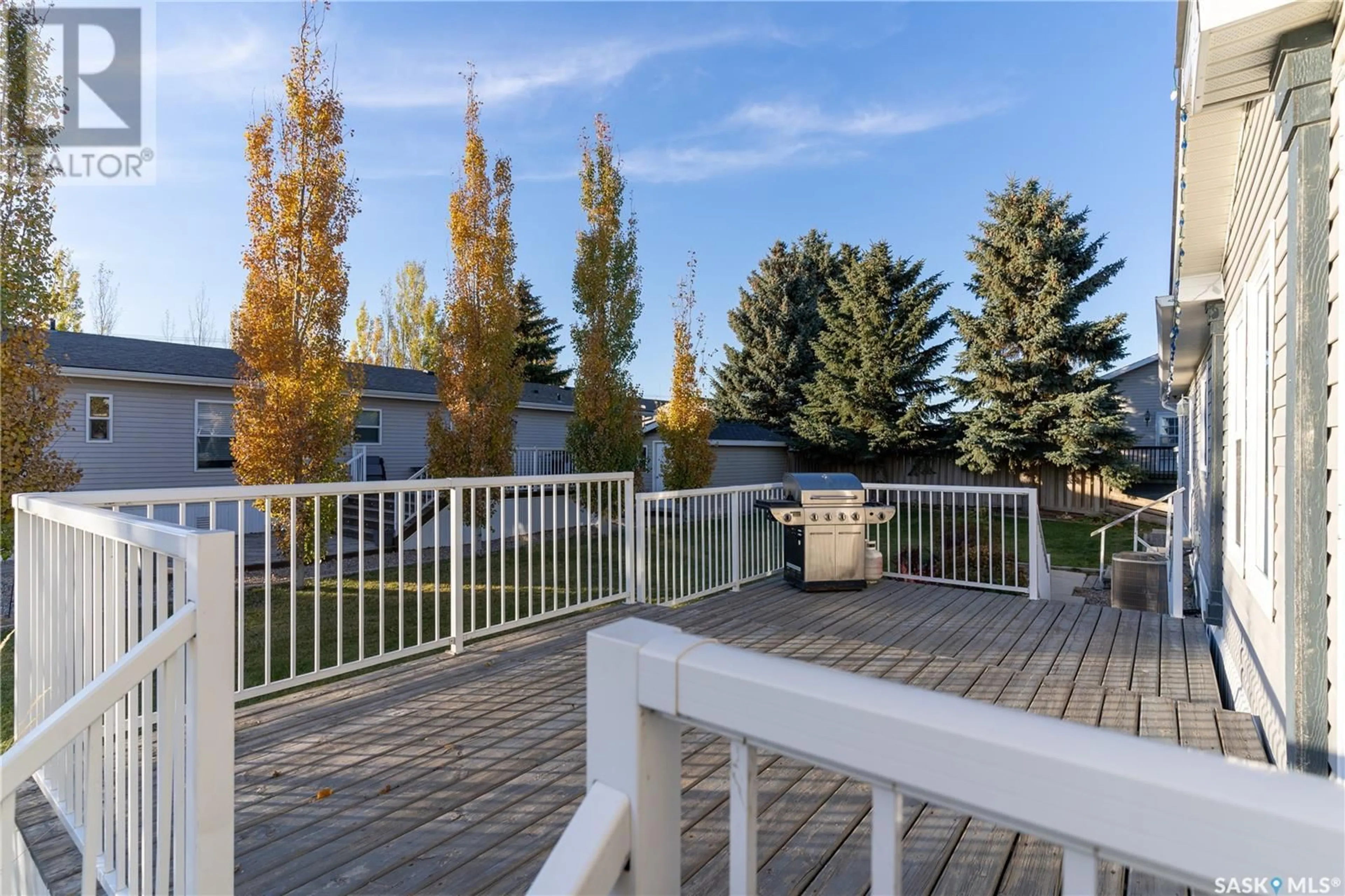 Patio, the fenced backyard for 89 Prairie Sun COURT, Swift Current Saskatchewan S9H3X6