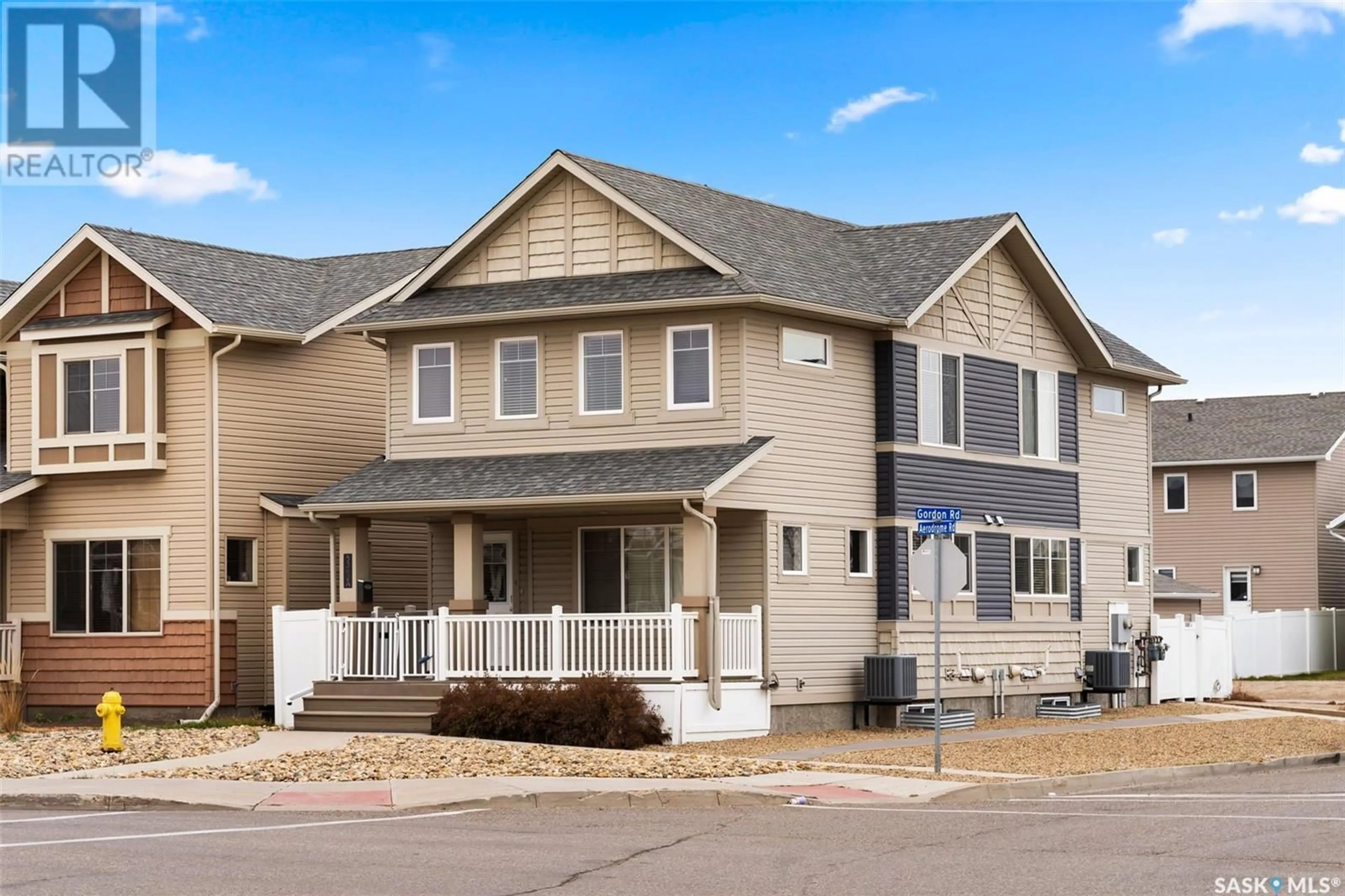 Frontside or backside of a home, the front or back of building for 5302 Gordon ROAD, Regina Saskatchewan S4W0K3