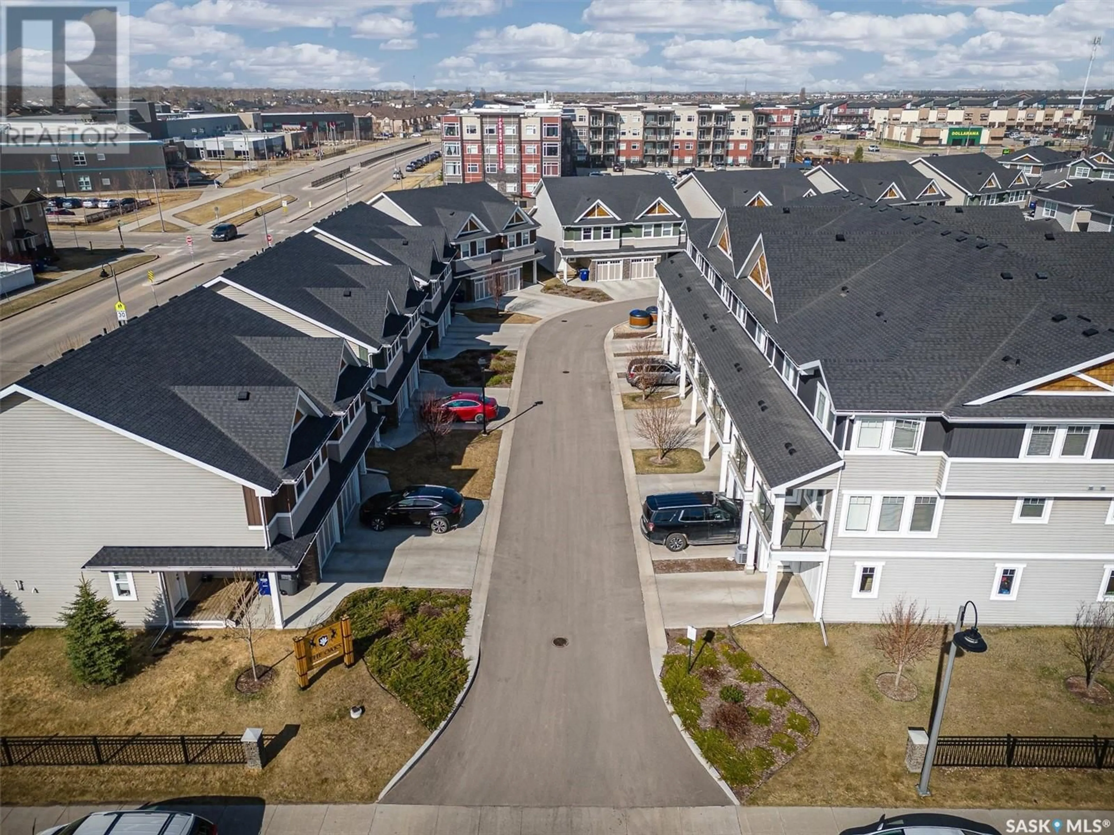 A pic from exterior of the house or condo, the street view for 205 315 Dickson CRESCENT, Saskatoon Saskatchewan S7T0Z1