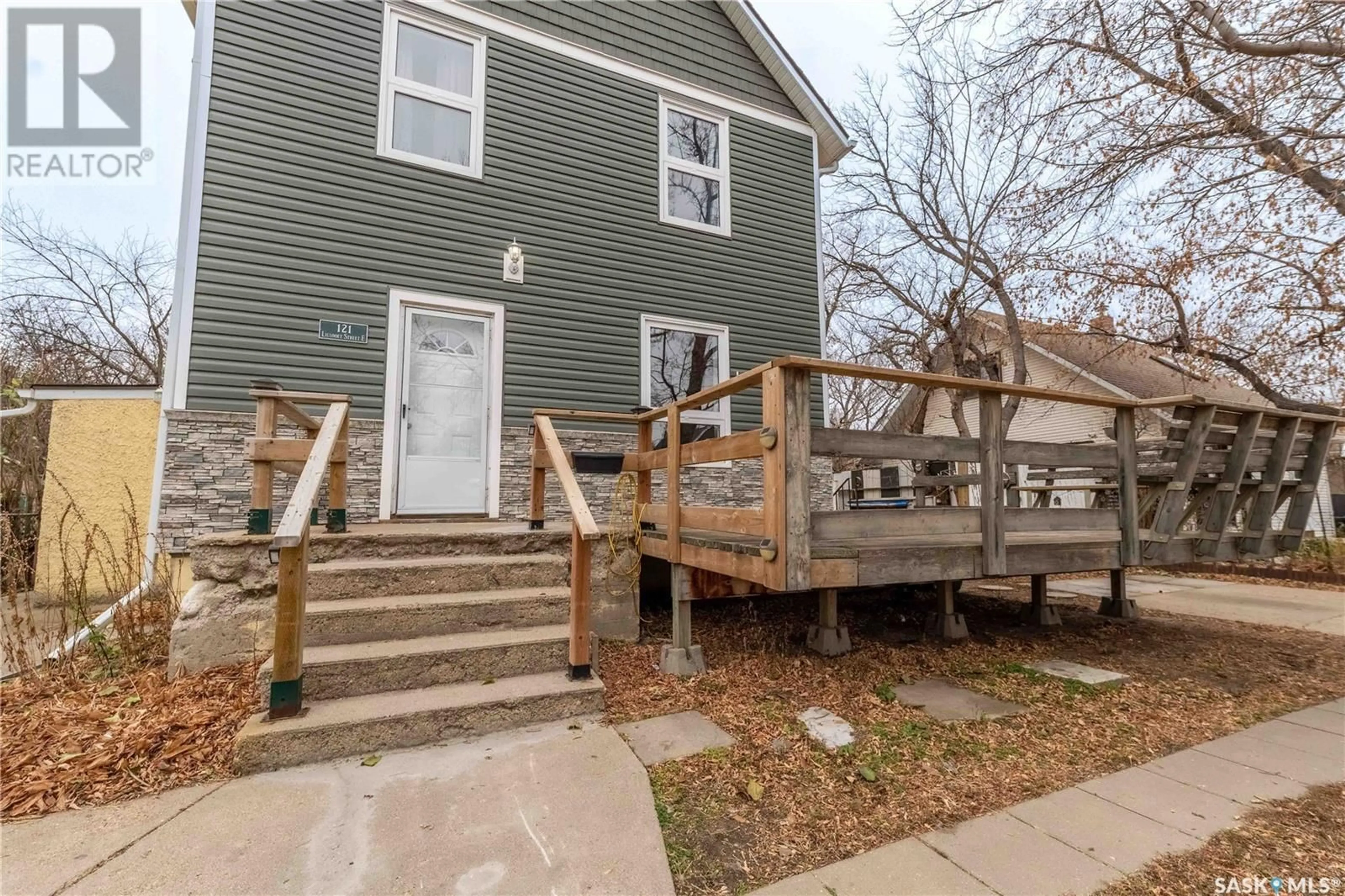 A pic from exterior of the house or condo, the fenced backyard for 121 LILLOOET STREET E, Moose Jaw Saskatchewan S6H5V2