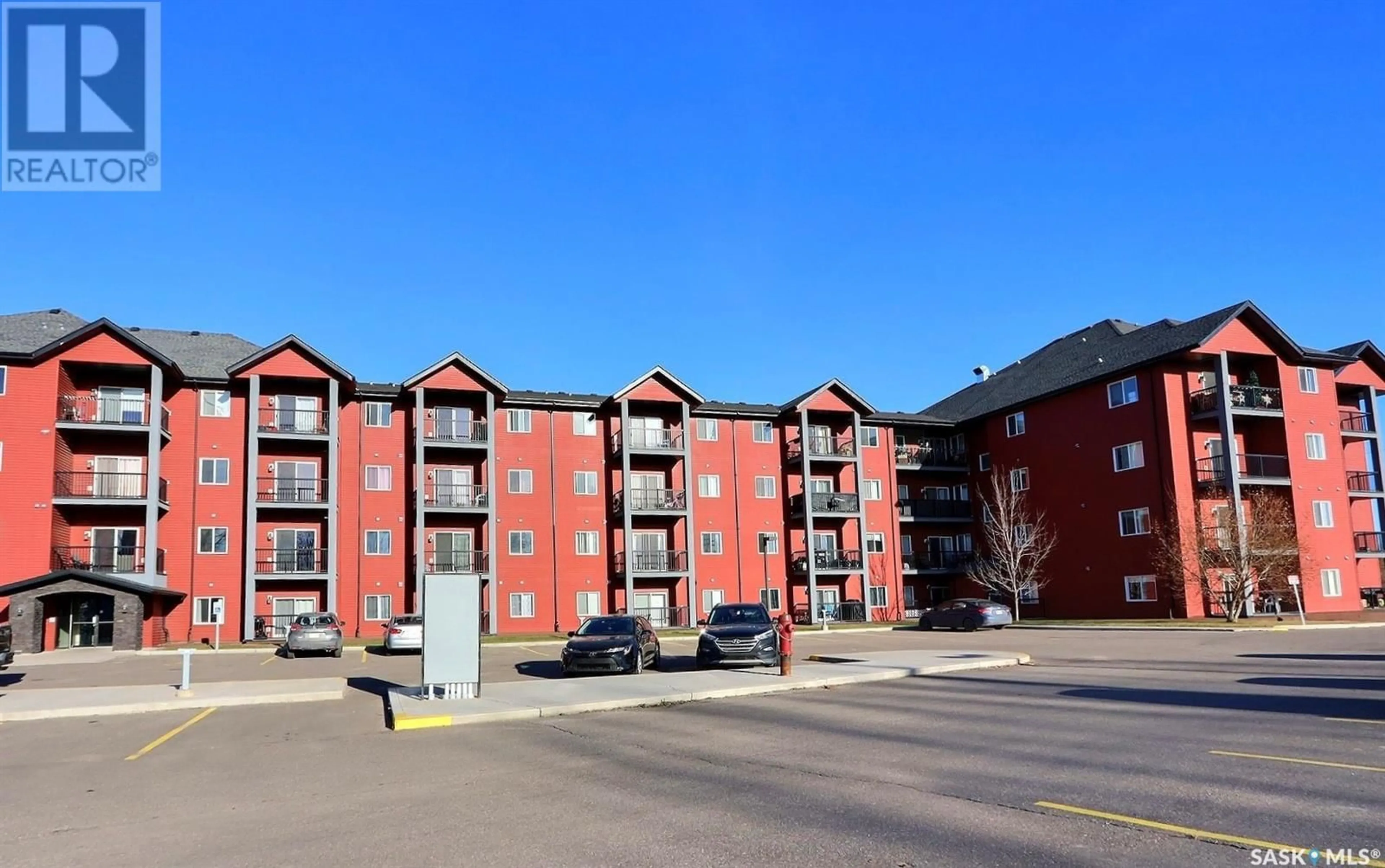 A pic from exterior of the house or condo, the front or back of building for 102 1501 15th STREET E, Prince Albert Saskatchewan S6V7C3