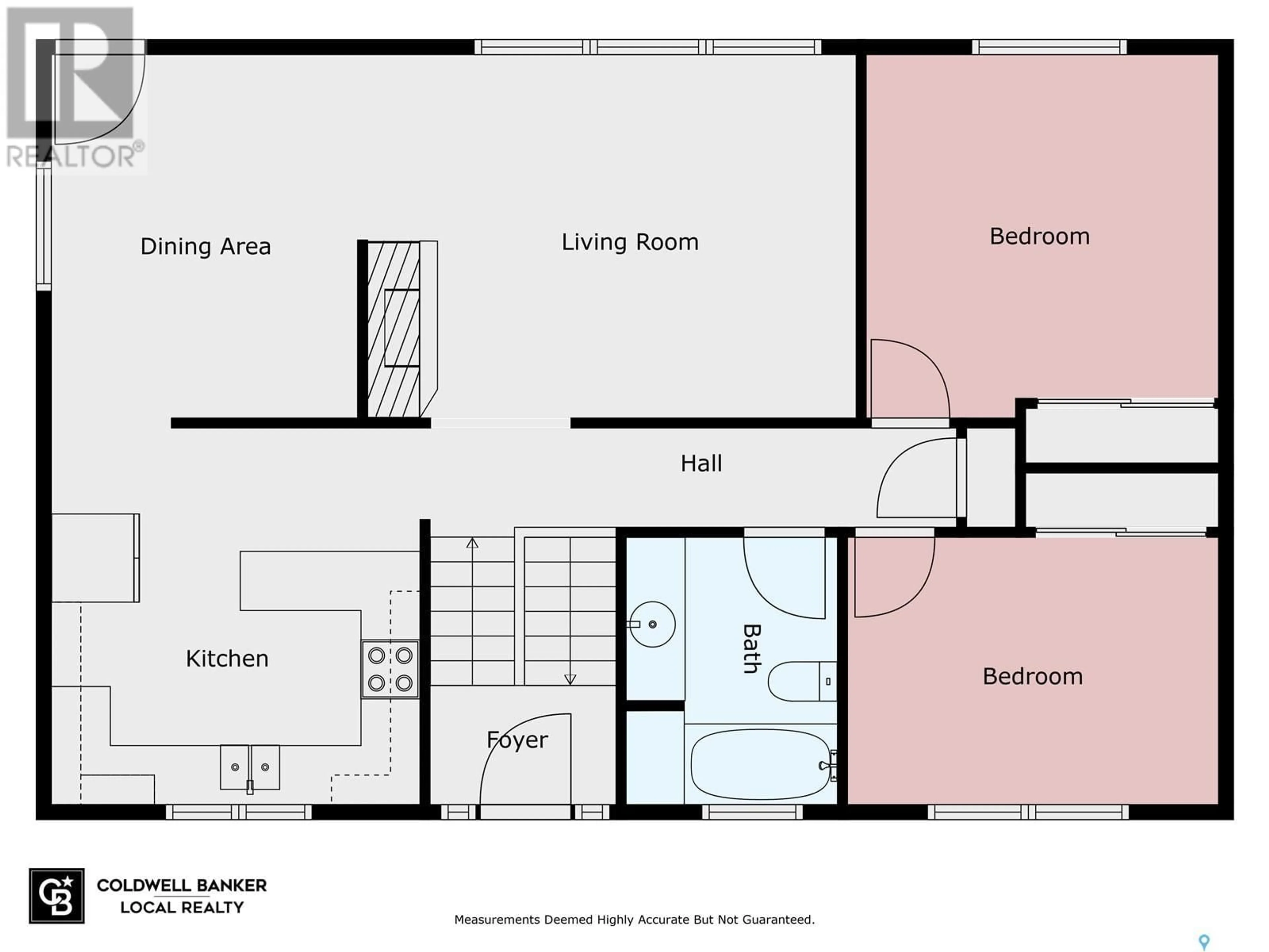 Floor plan for 1309 King CRESCENT, Moose Jaw Saskatchewan S6H3G3