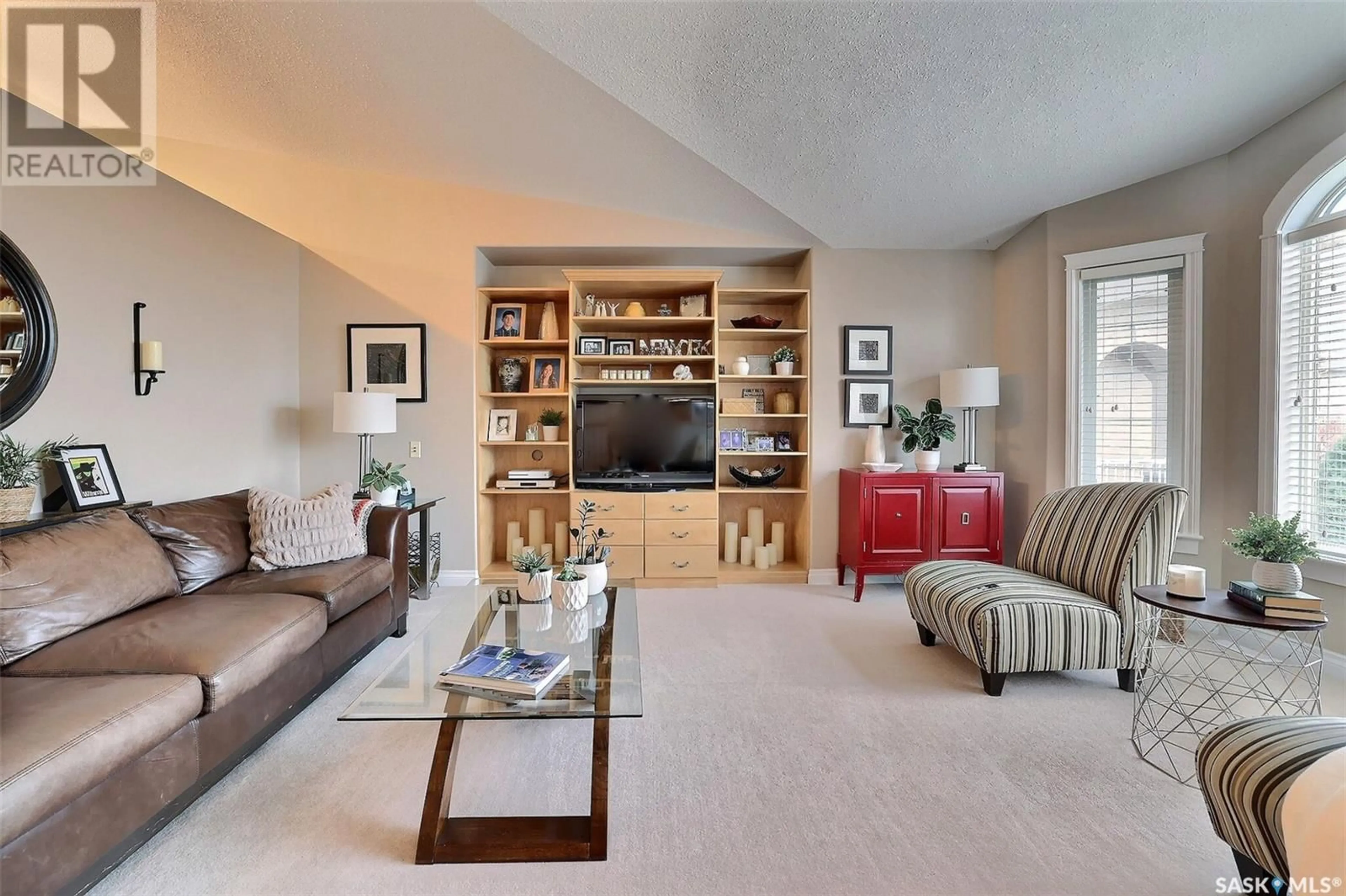 Living room with furniture, unknown for 49 QU'APPELLE CRESCENT, Balgonie Saskatchewan S0G0E0