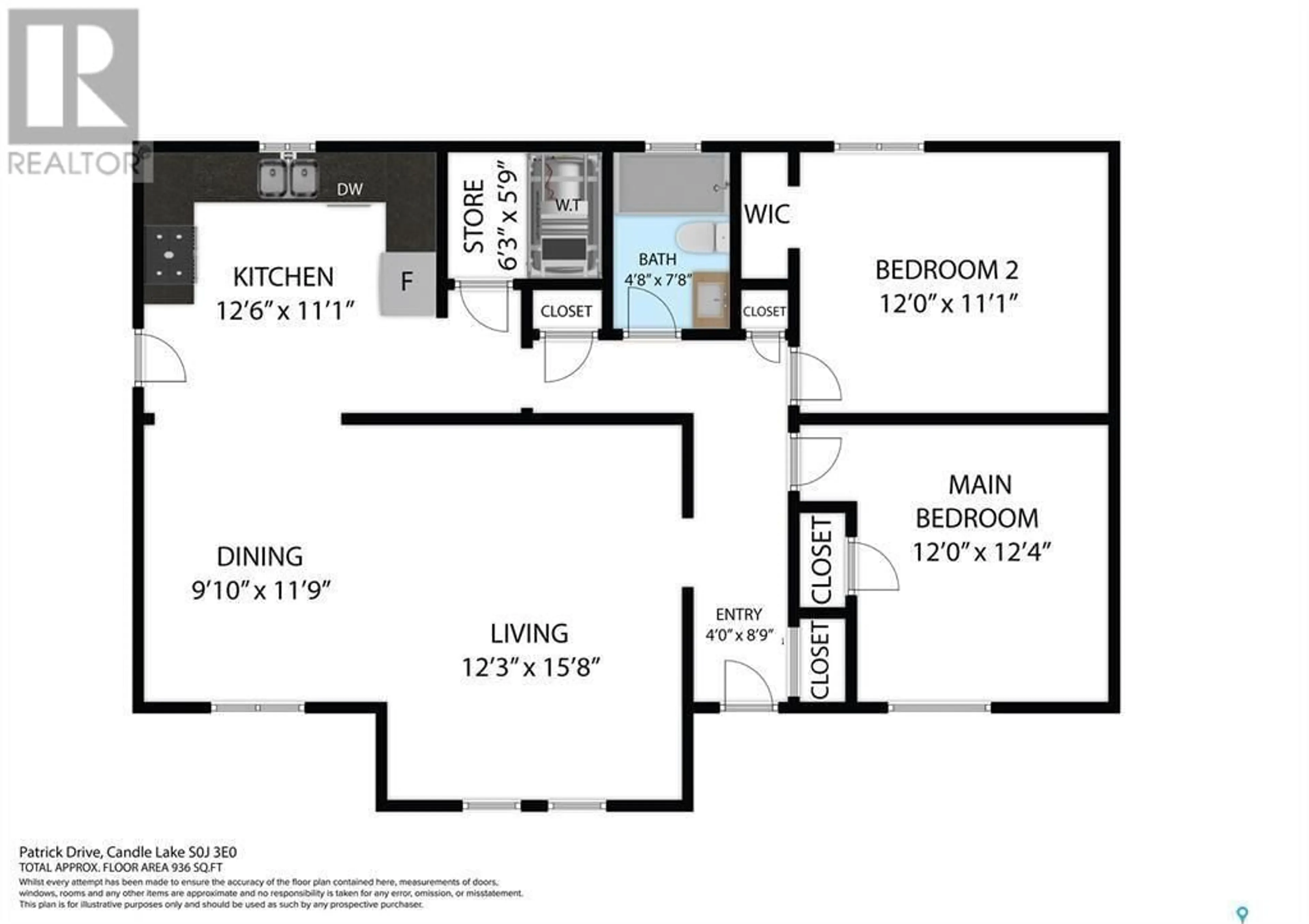 Floor plan for 29 Patrick DRIVE, Candle Lake Saskatchewan S0J3E0