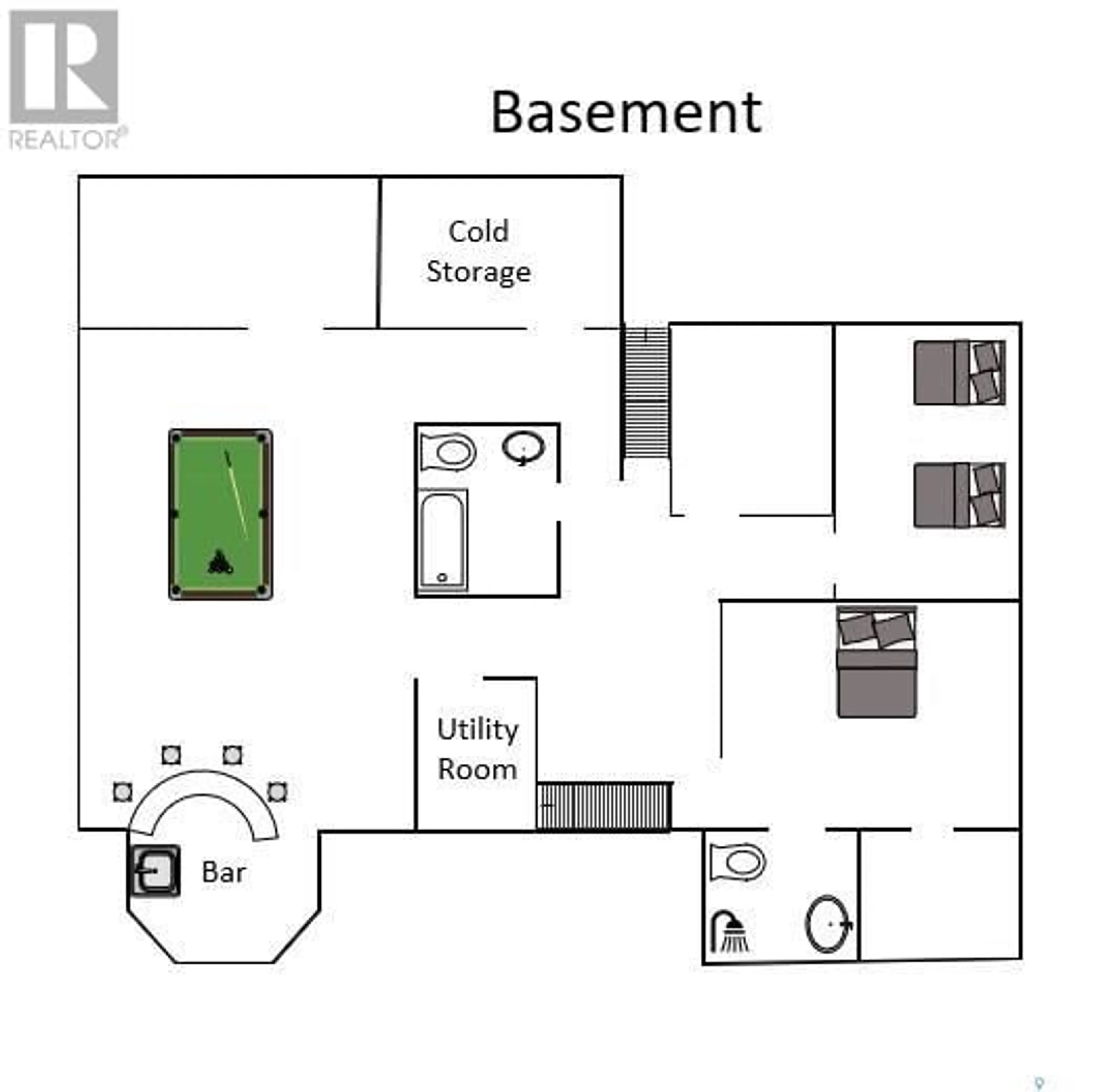 Floor plan for 525 Fir CRESCENT, Carrot River Saskatchewan S0E0L0