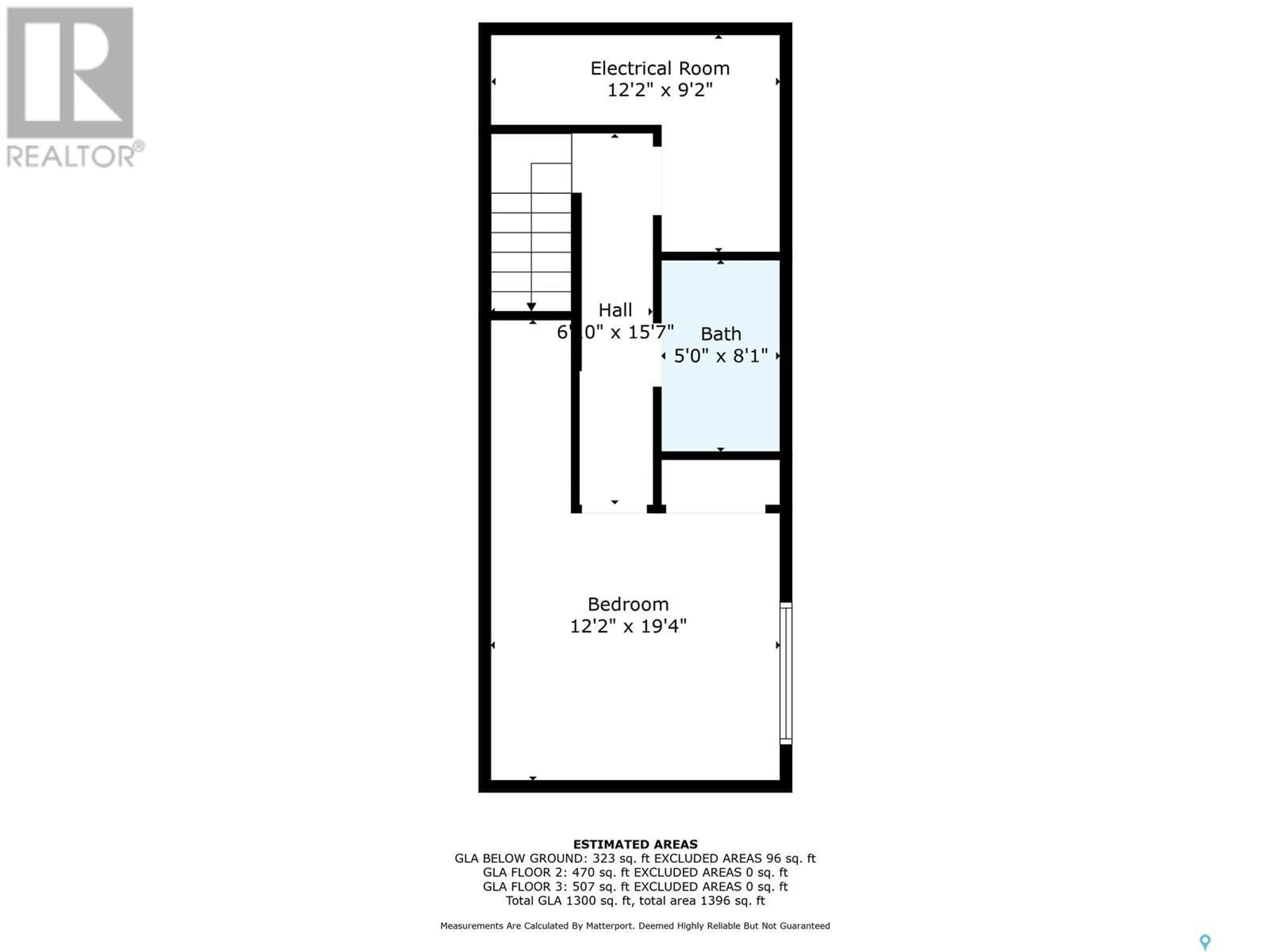 Floor plan for B 3905 James Hill ROAD, Regina Saskatchewan S4W0N8