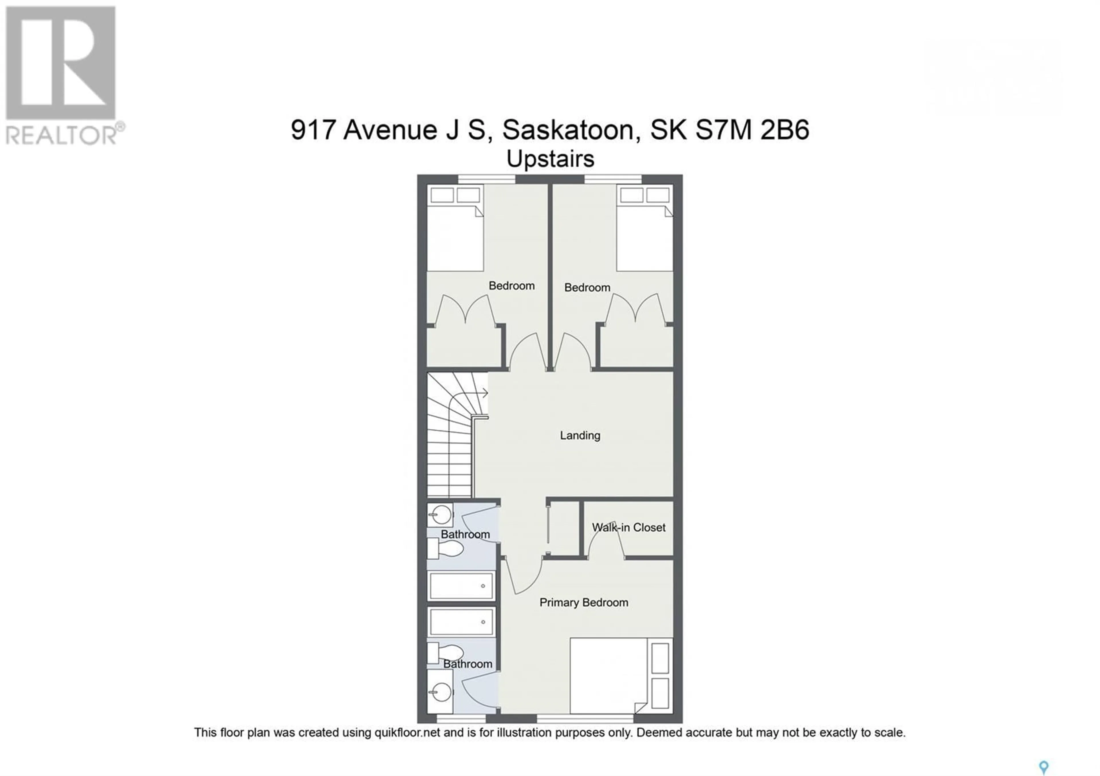 Floor plan for 917 J AVENUE, Saskatoon Saskatchewan S7M2B7