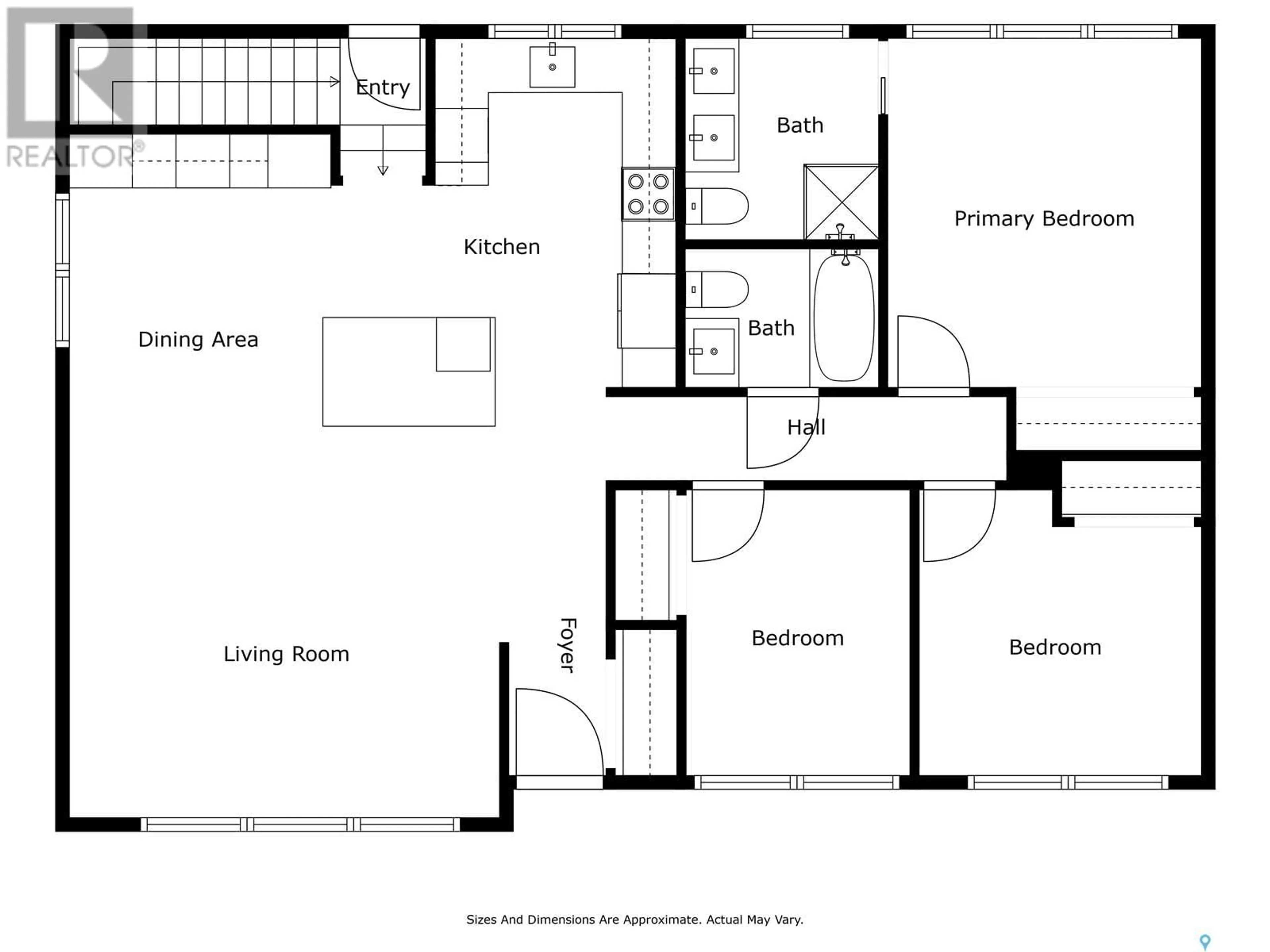 Floor plan for 3626 ANSON STREET, Regina Saskatchewan S4S2J3