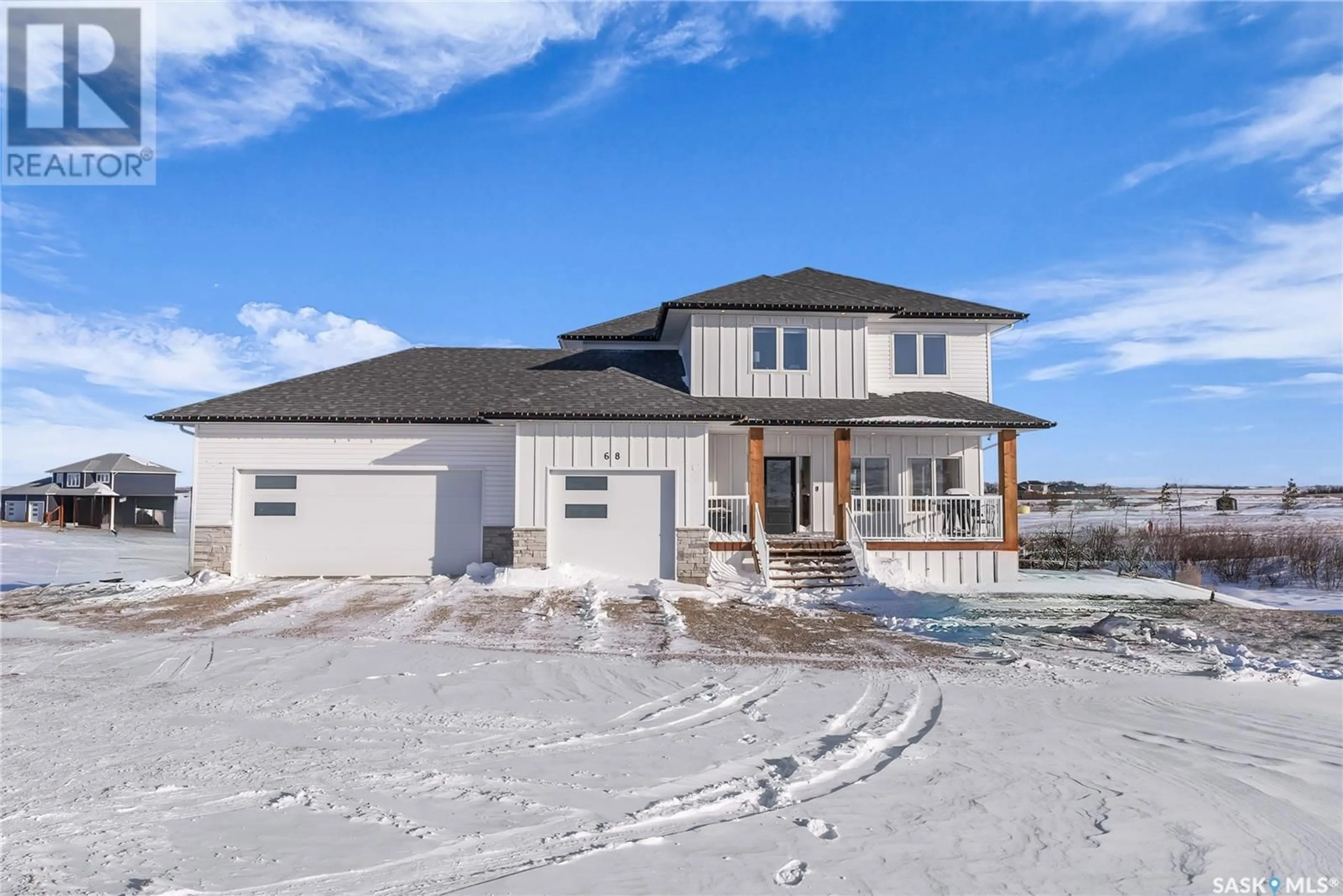 Frontside or backside of a home, the street view for 68 Meadowlark CRESCENT, Blucher Rm No. 343 Saskatchewan S7B0A5