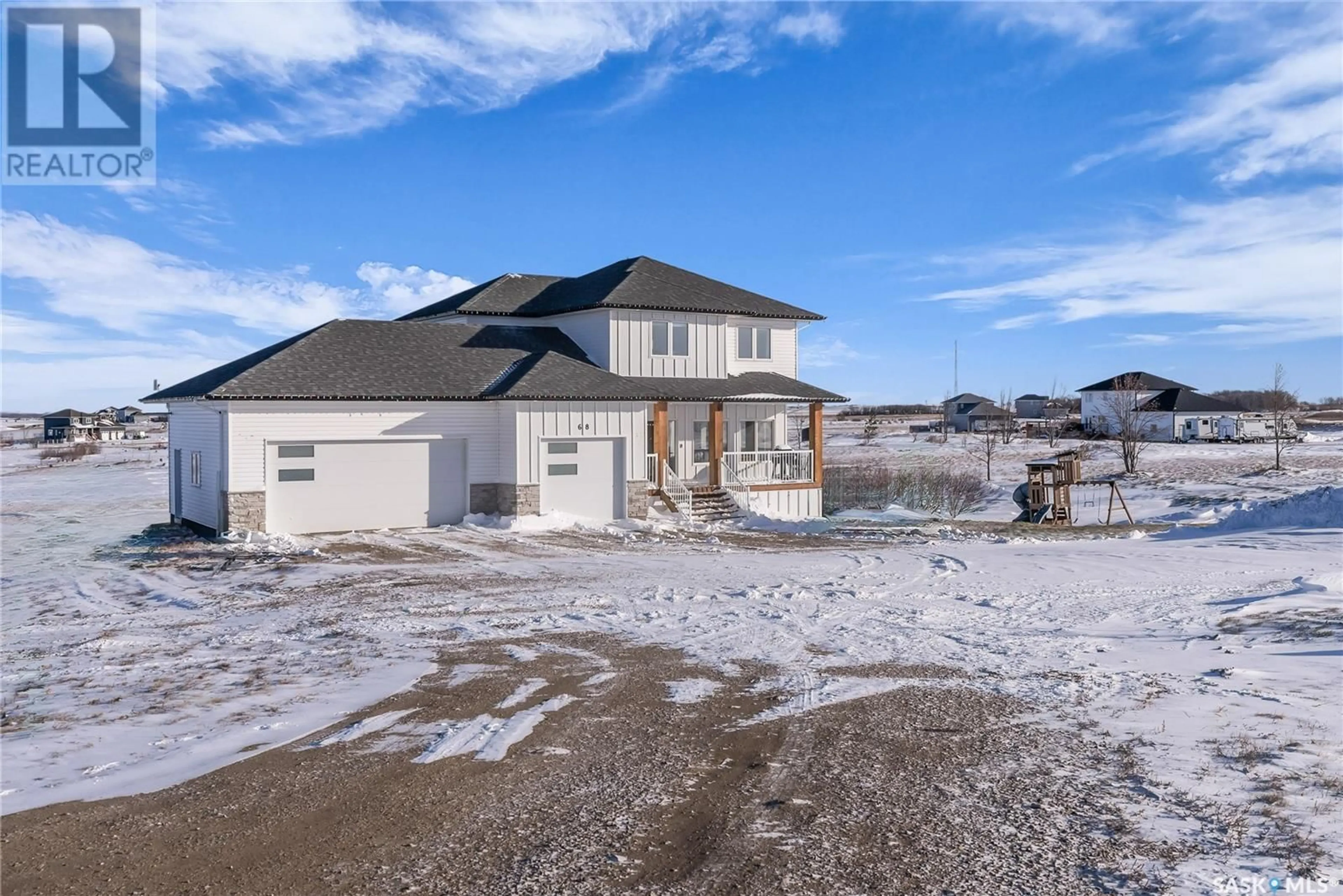 Frontside or backside of a home, the street view for 68 Meadowlark CRESCENT, Blucher Rm No. 343 Saskatchewan S7B0A5