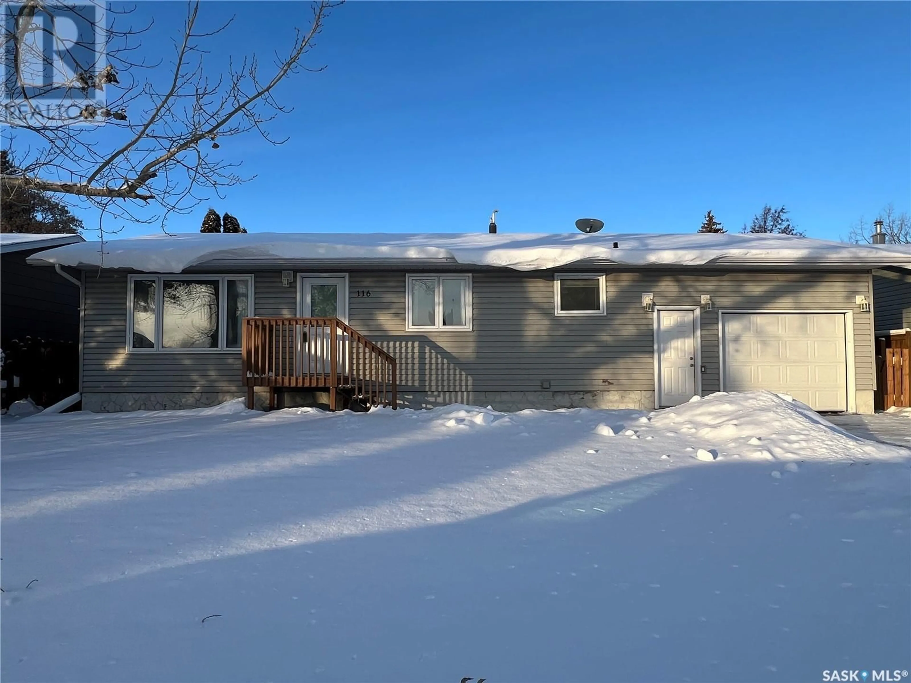 Frontside or backside of a home, the street view for 116 5th AVENUE E, Delisle Saskatchewan S0L0P0