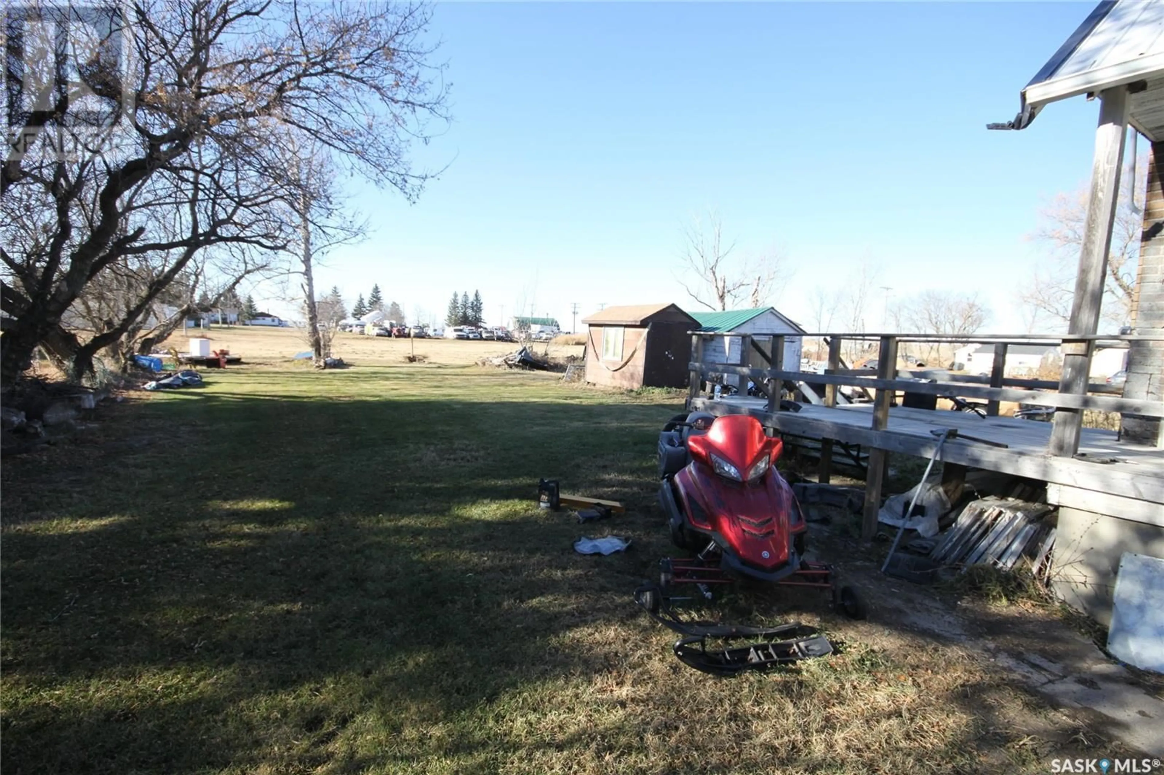 Patio, the fenced backyard for 56 2ND AVENUE, Montmartre Saskatchewan S0G3M0