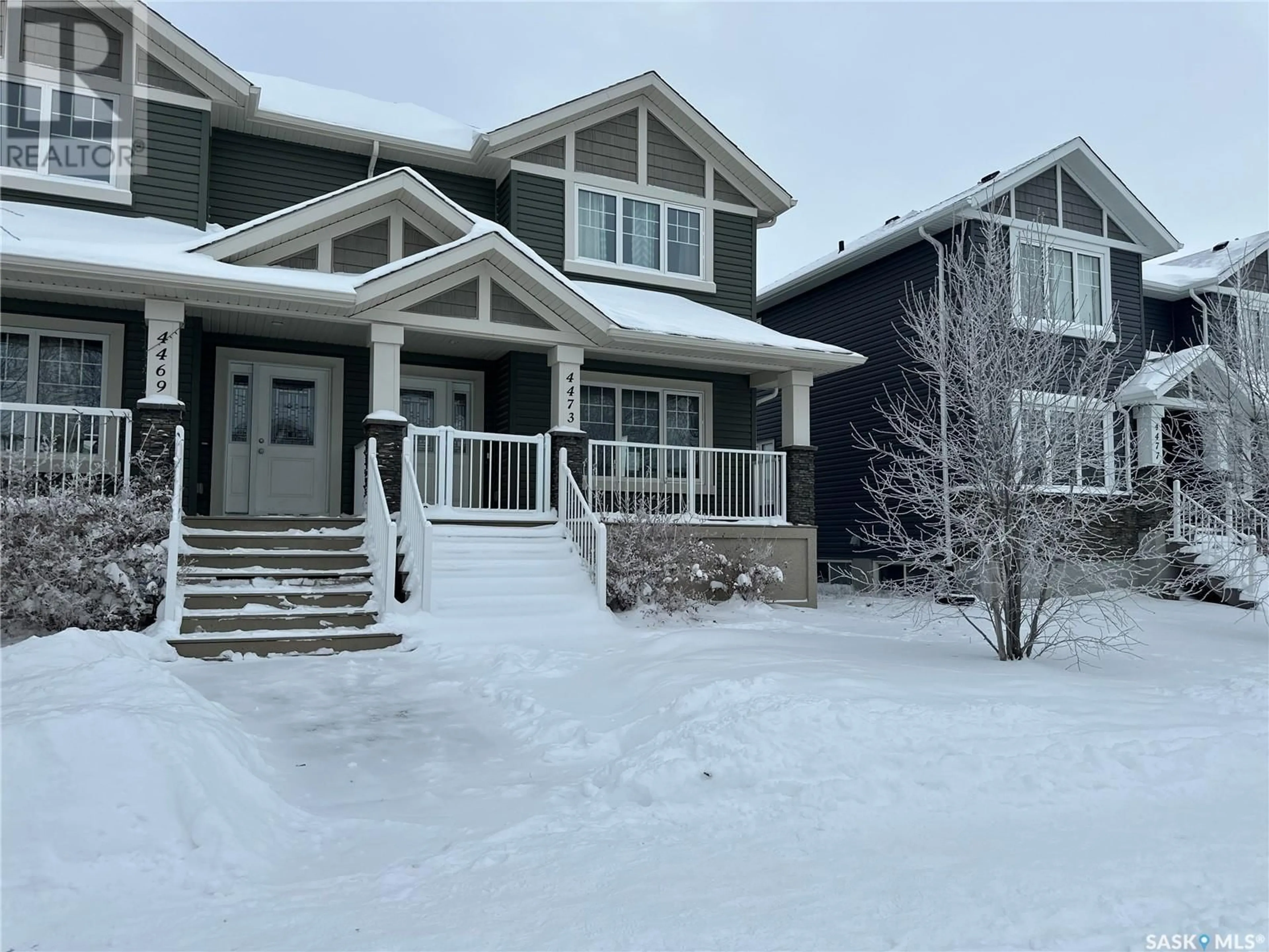 A pic from exterior of the house or condo, the street view for 4473 James Hill ROAD, Regina Saskatchewan S4W0K5