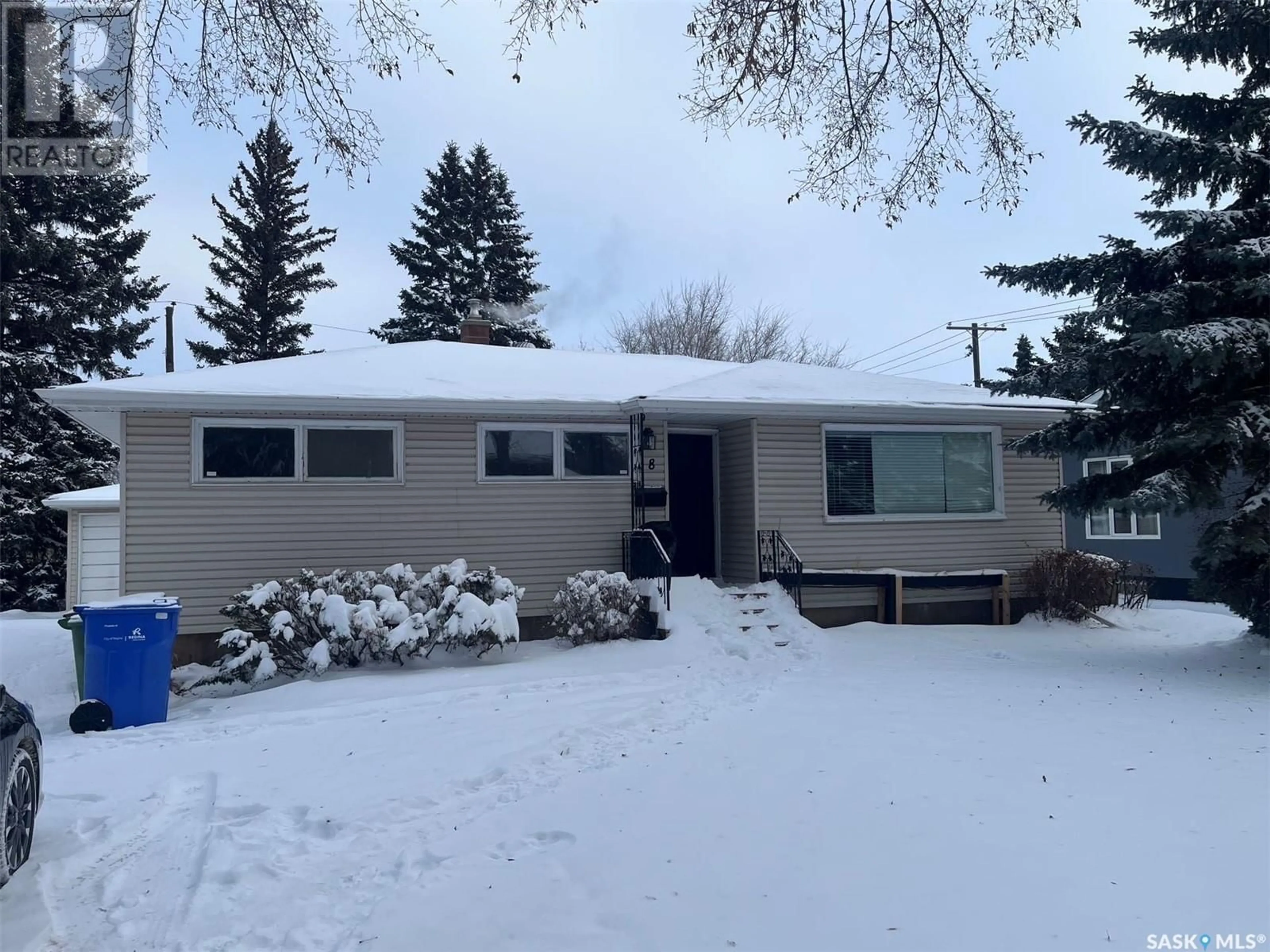 Frontside or backside of a home, the street view for 8 Emerald Park ROAD, Regina Saskatchewan S4S4X5