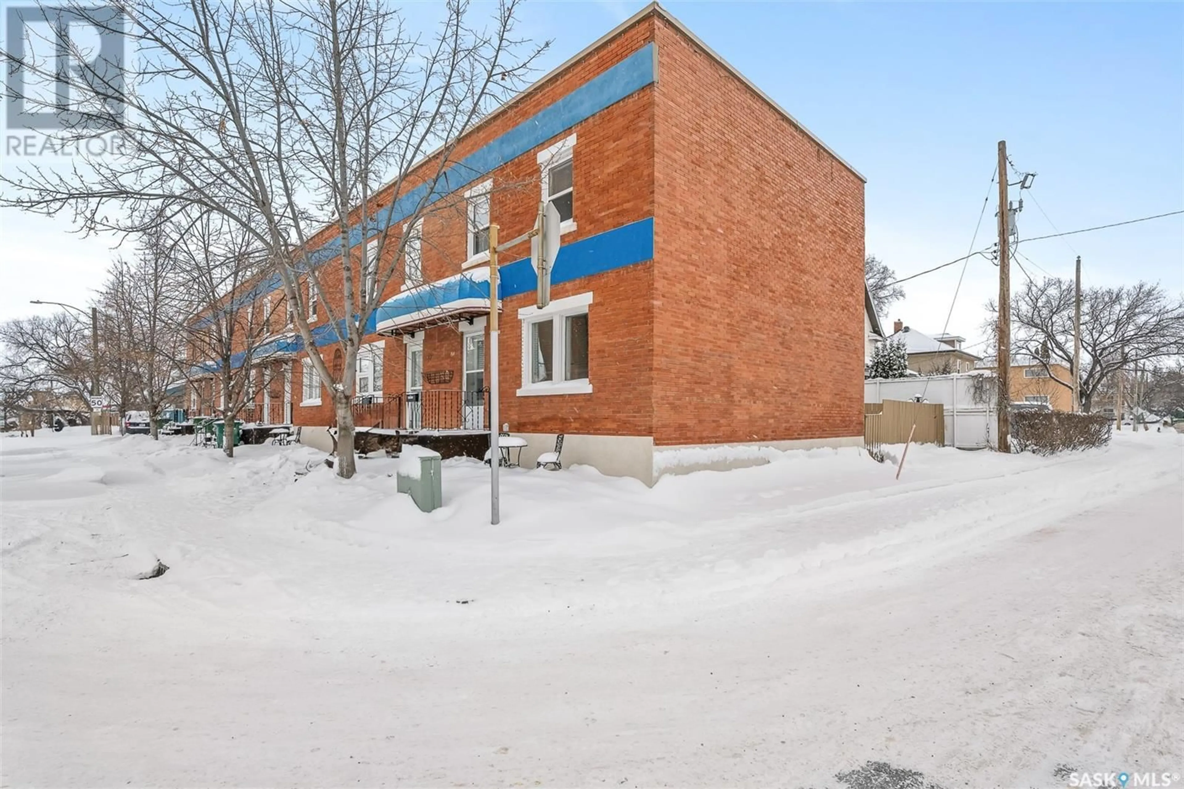 A pic from exterior of the house or condo, the street view for 84 Caribou STREET E, Moose Jaw Saskatchewan S6H0R3