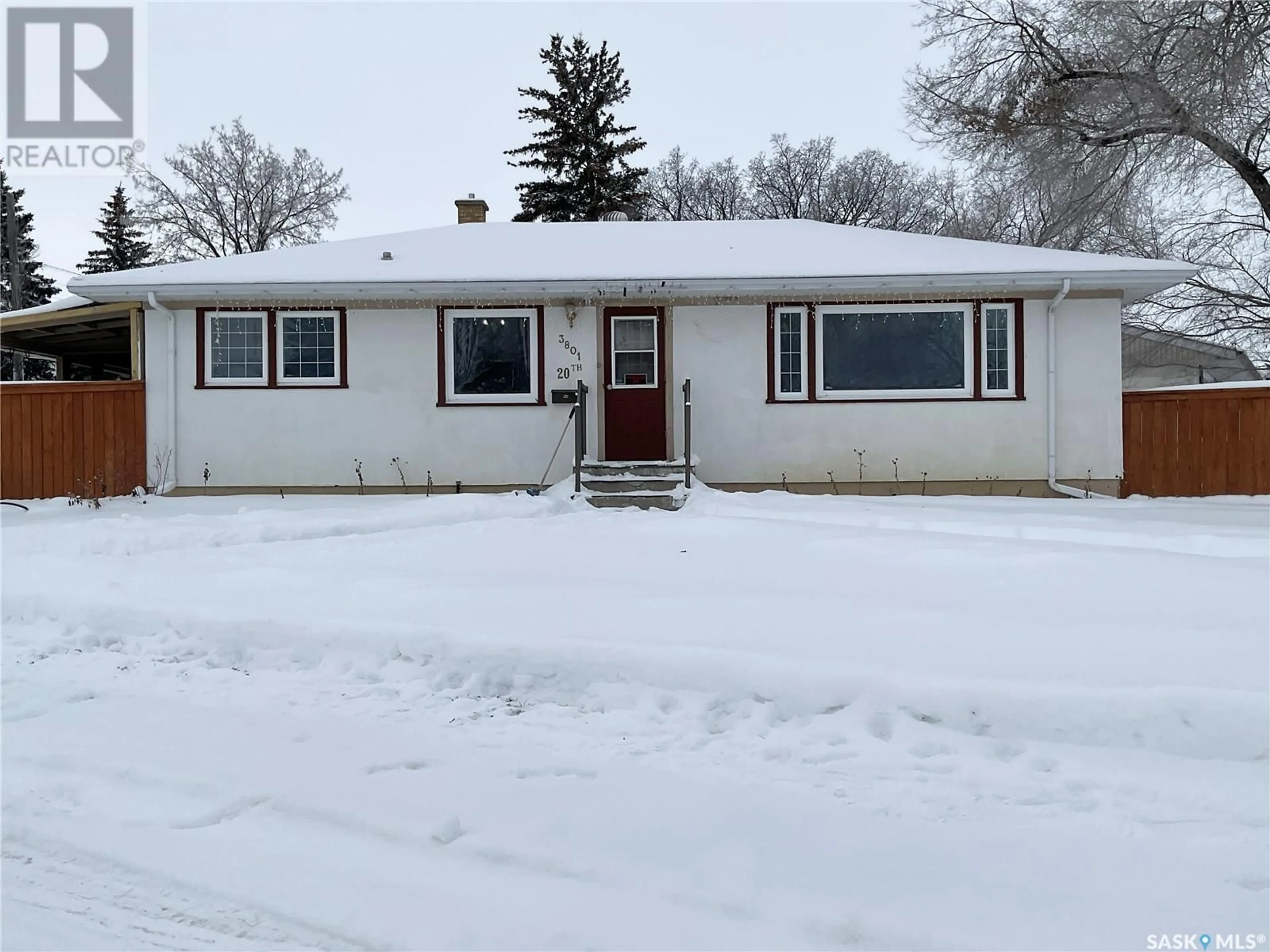 Frontside or backside of a home, the front or back of building for 3801 20TH AVENUE, Regina Saskatchewan S4S0P3