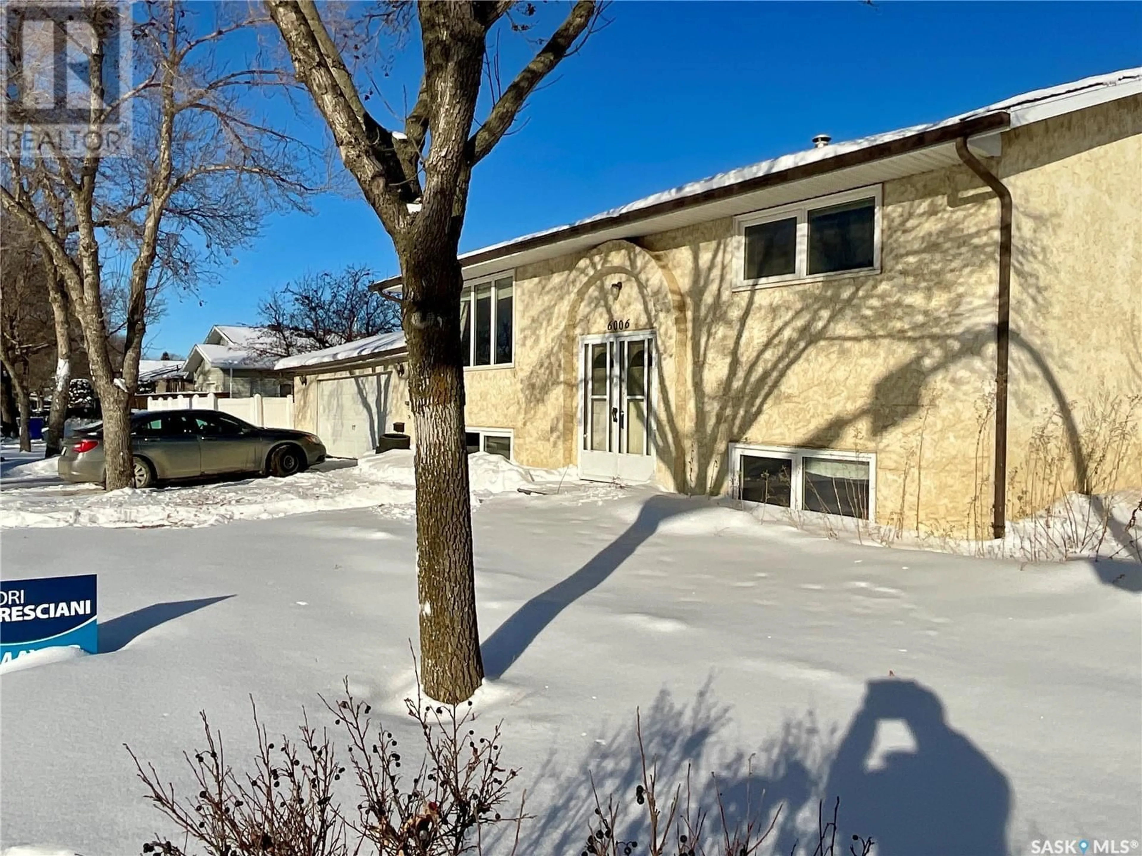 A pic from exterior of the house or condo, the front or back of building for 6006 1ST AVENUE N, Regina Saskatchewan S4T6Z7