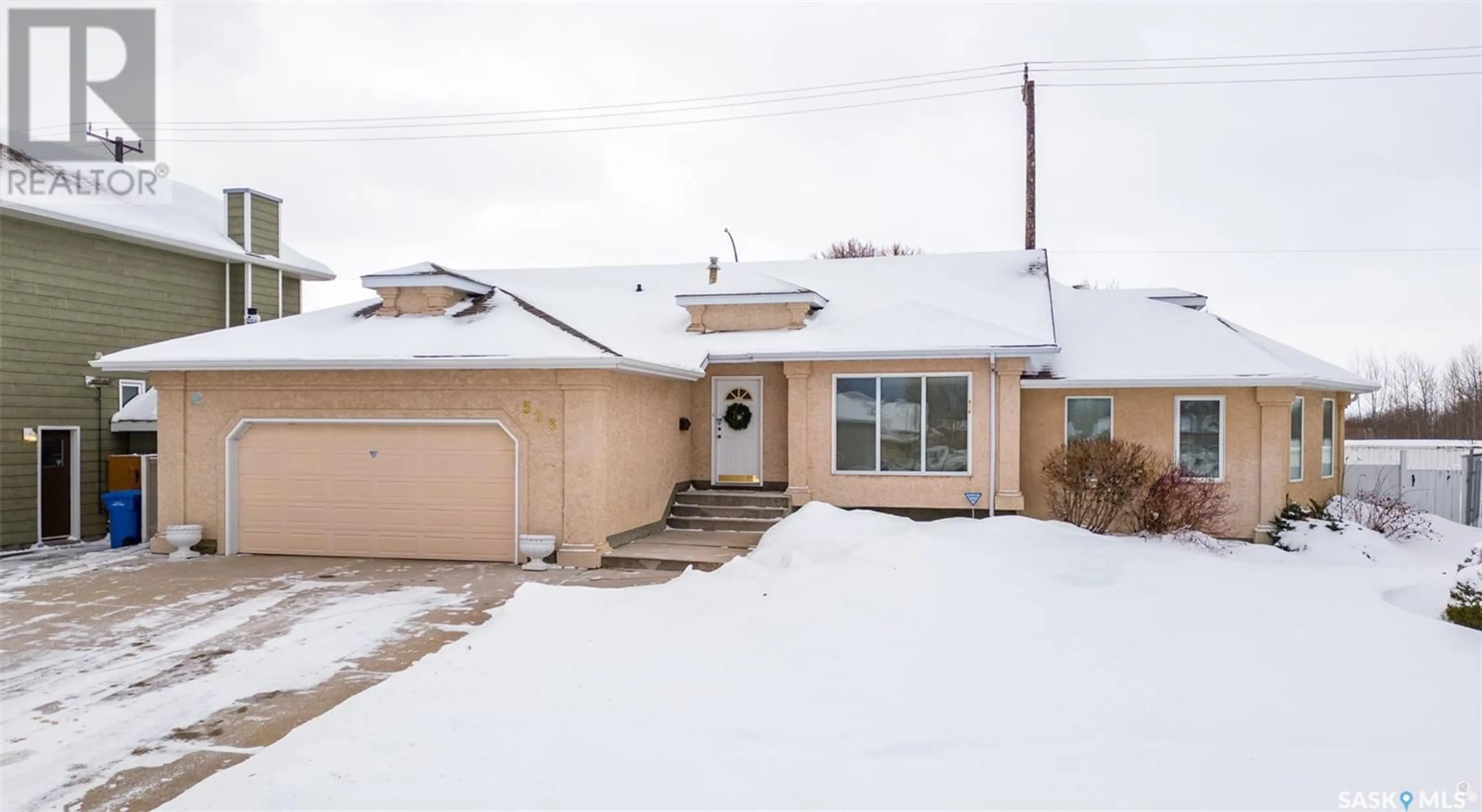 A pic from exterior of the house or condo, the street view for 523 Mahon DRIVE, Prince Albert Saskatchewan S6V7Z8