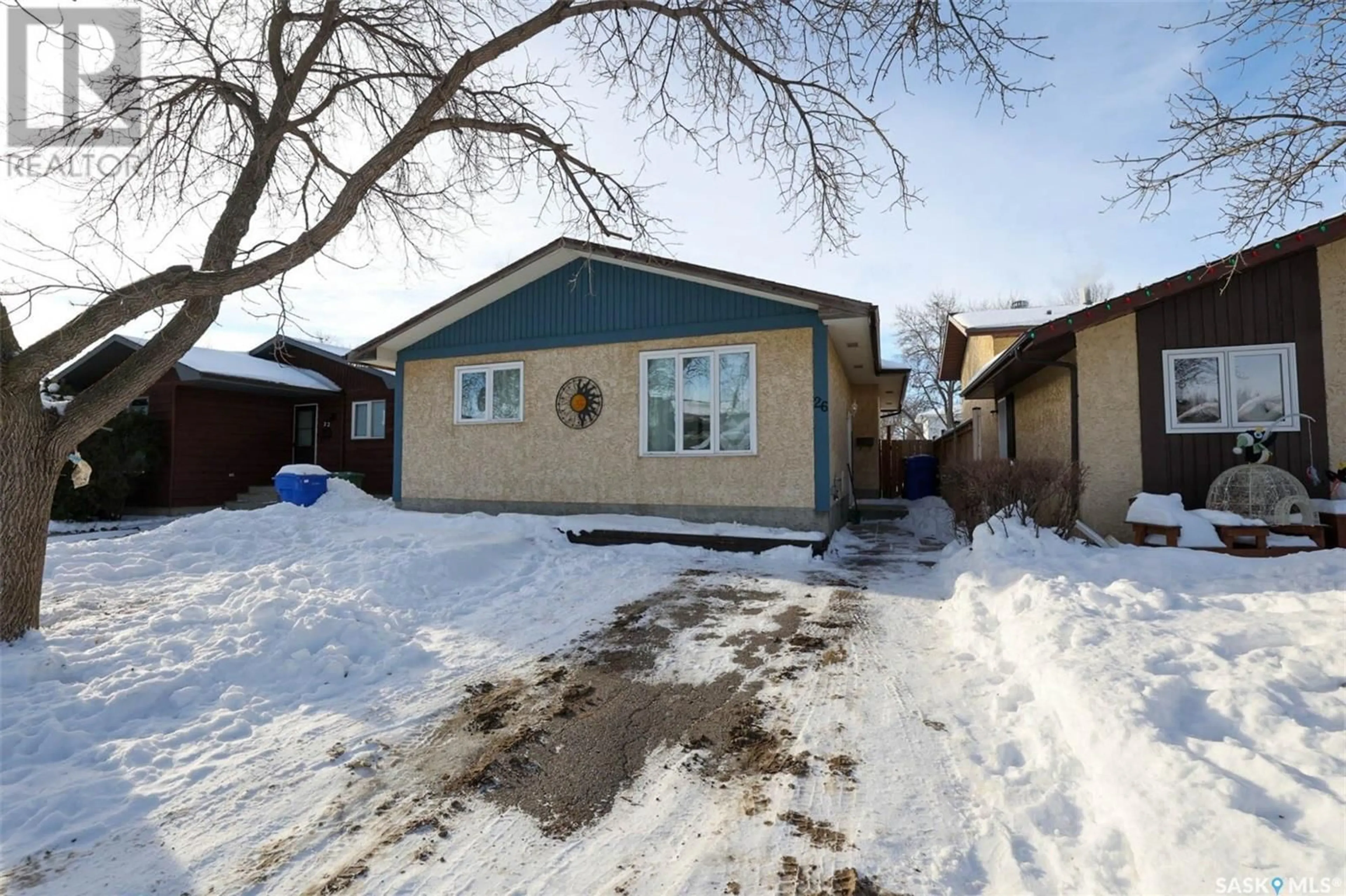 A pic from exterior of the house or condo, cottage for 26 Carter CRESCENT, Regina Saskatchewan S4X2C7