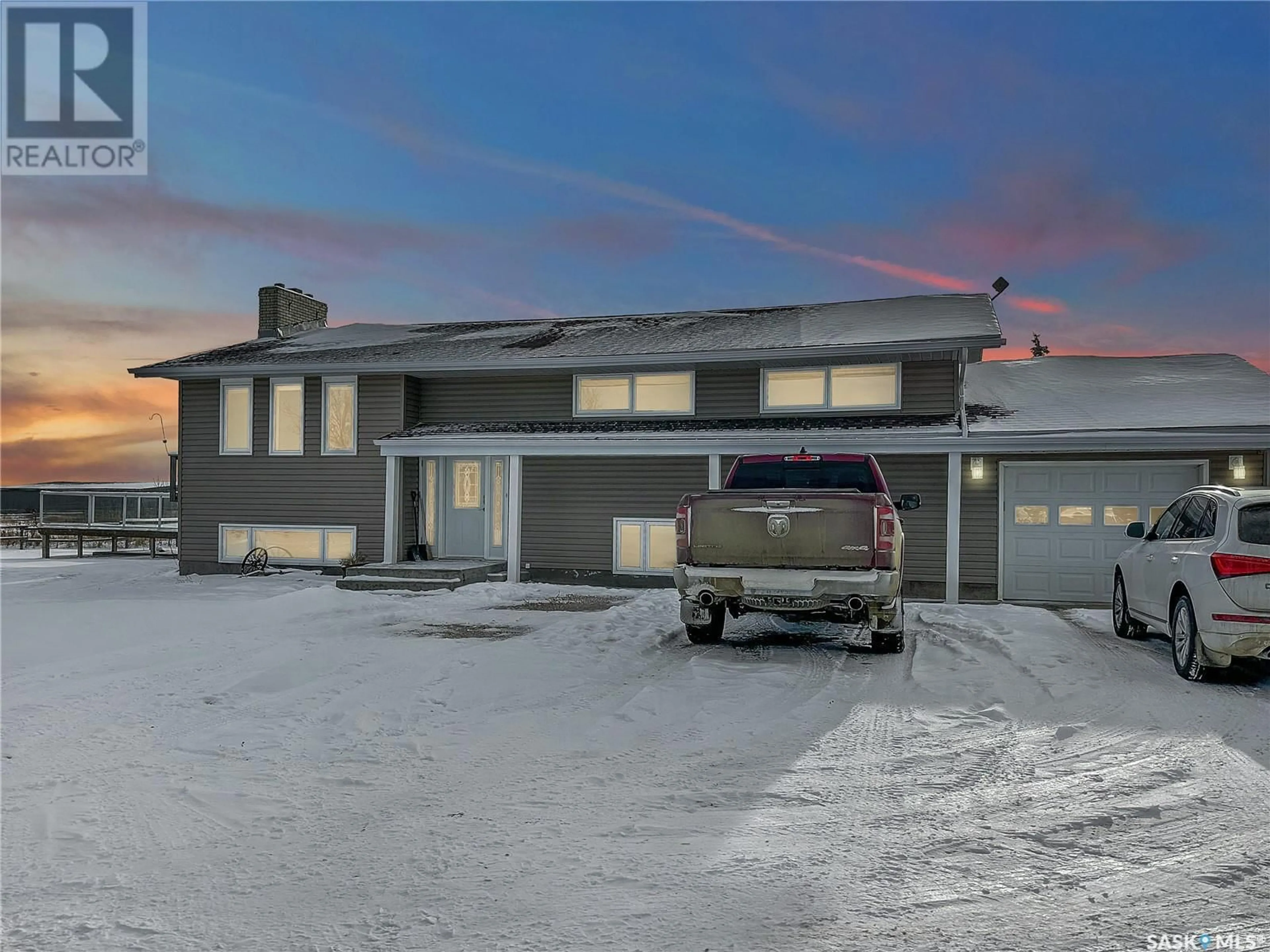 Frontside or backside of a home, the street view for Moose Mtn View Acreage, Moose Mountain Rm No. 63 Saskatchewan S0C0R0