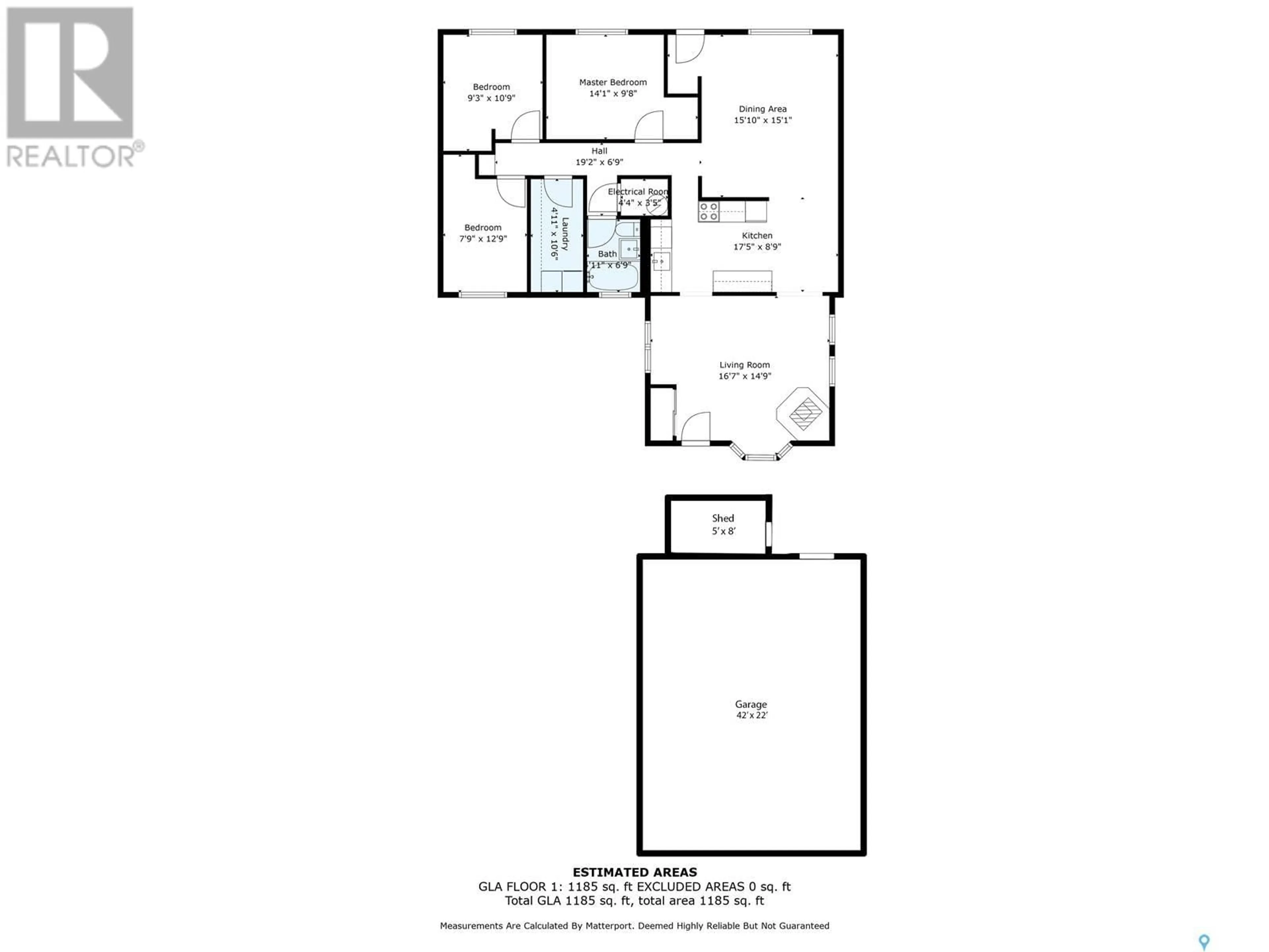 Floor plan for 514 S AVENUE N, Saskatoon Saskatchewan S7L3A3