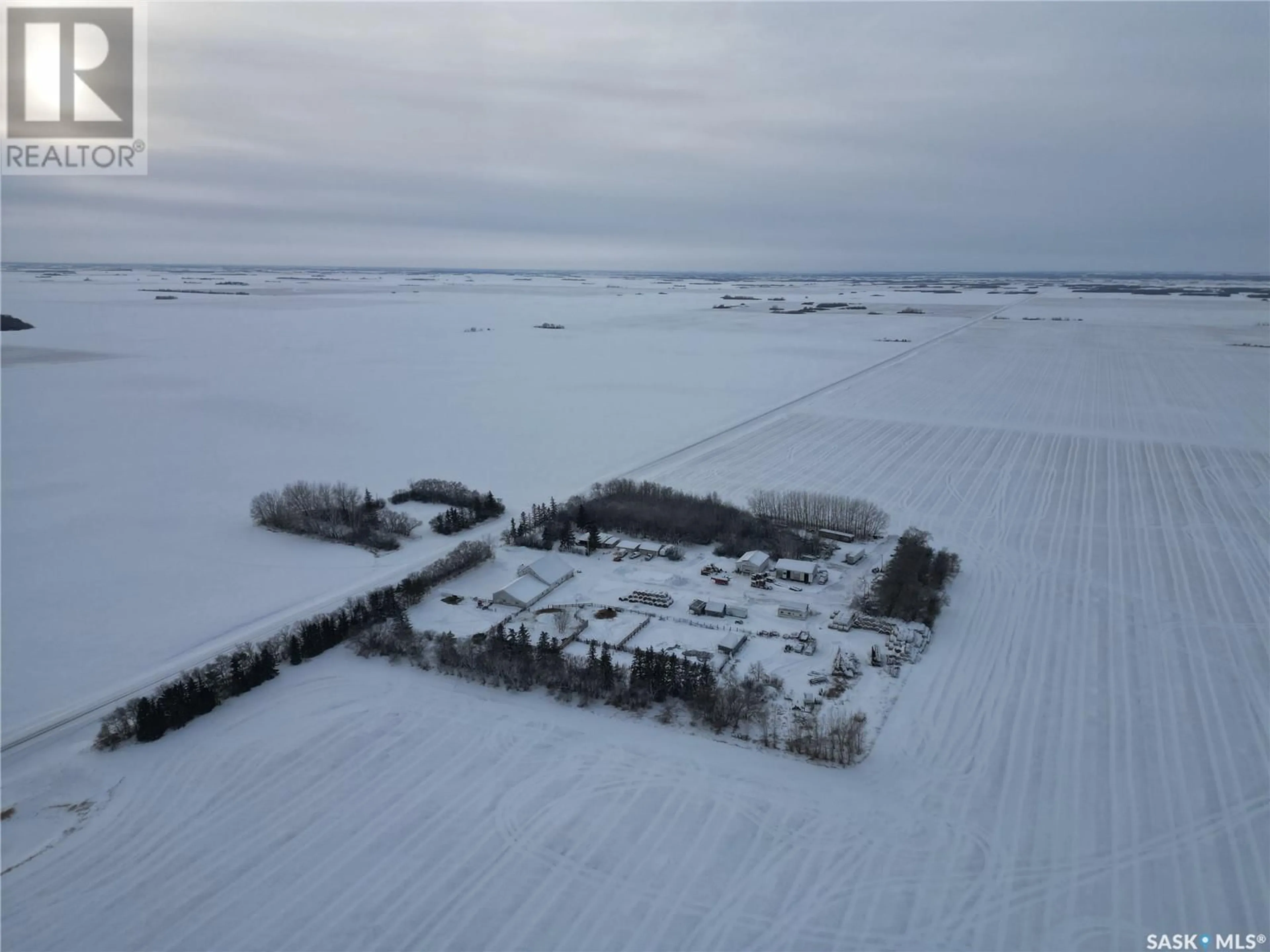 A pic from outside/outdoor area/front of a property/back of a property/a pic from drone, building for Laird Acreage, Laird Rm No. 404 Saskatchewan S0K3R0