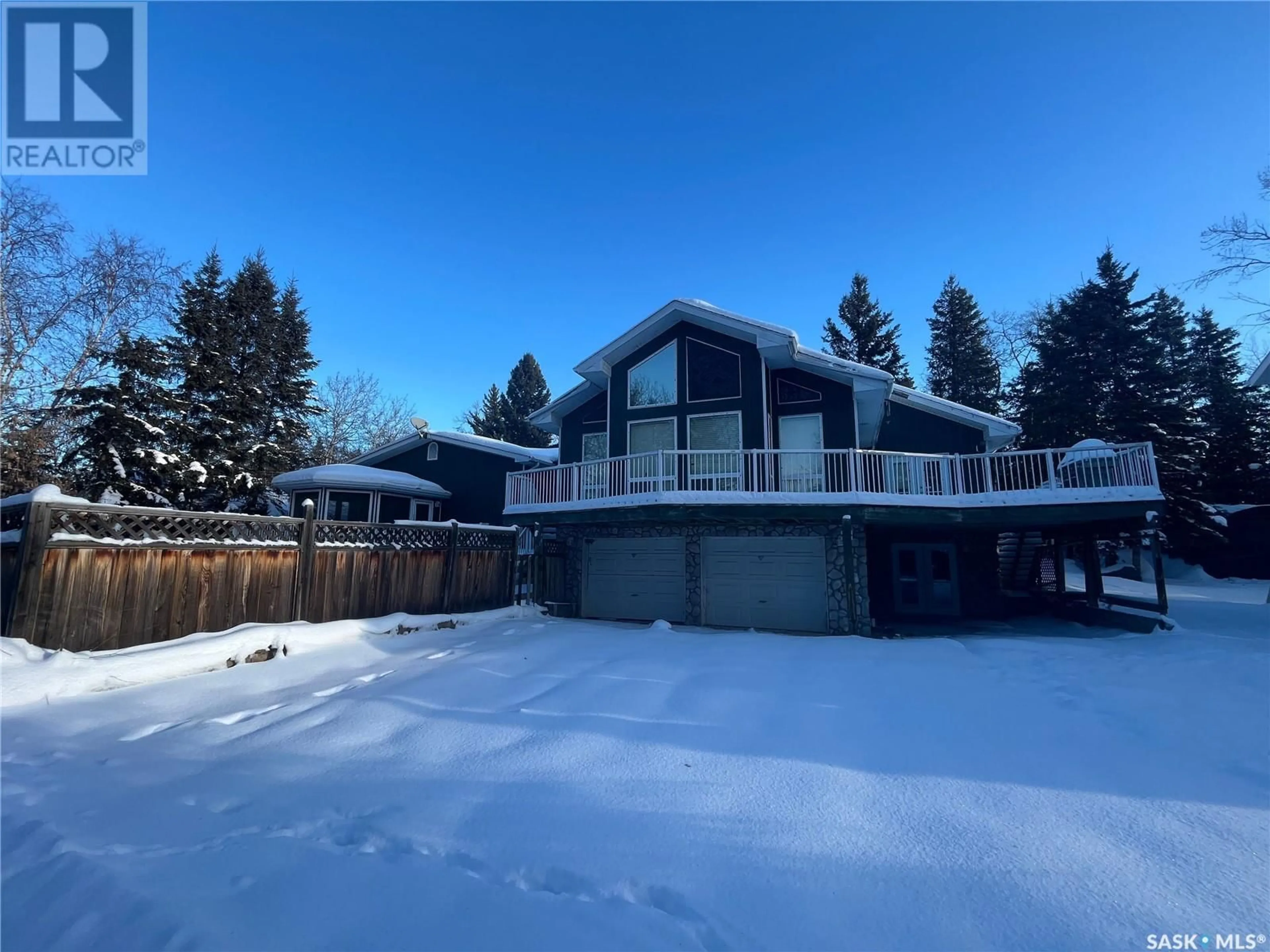 A pic from outside/outdoor area/front of a property/back of a property/a pic from drone, unknown for 232 Jacobson DRIVE, Christopher Lake Saskatchewan S0J0N0