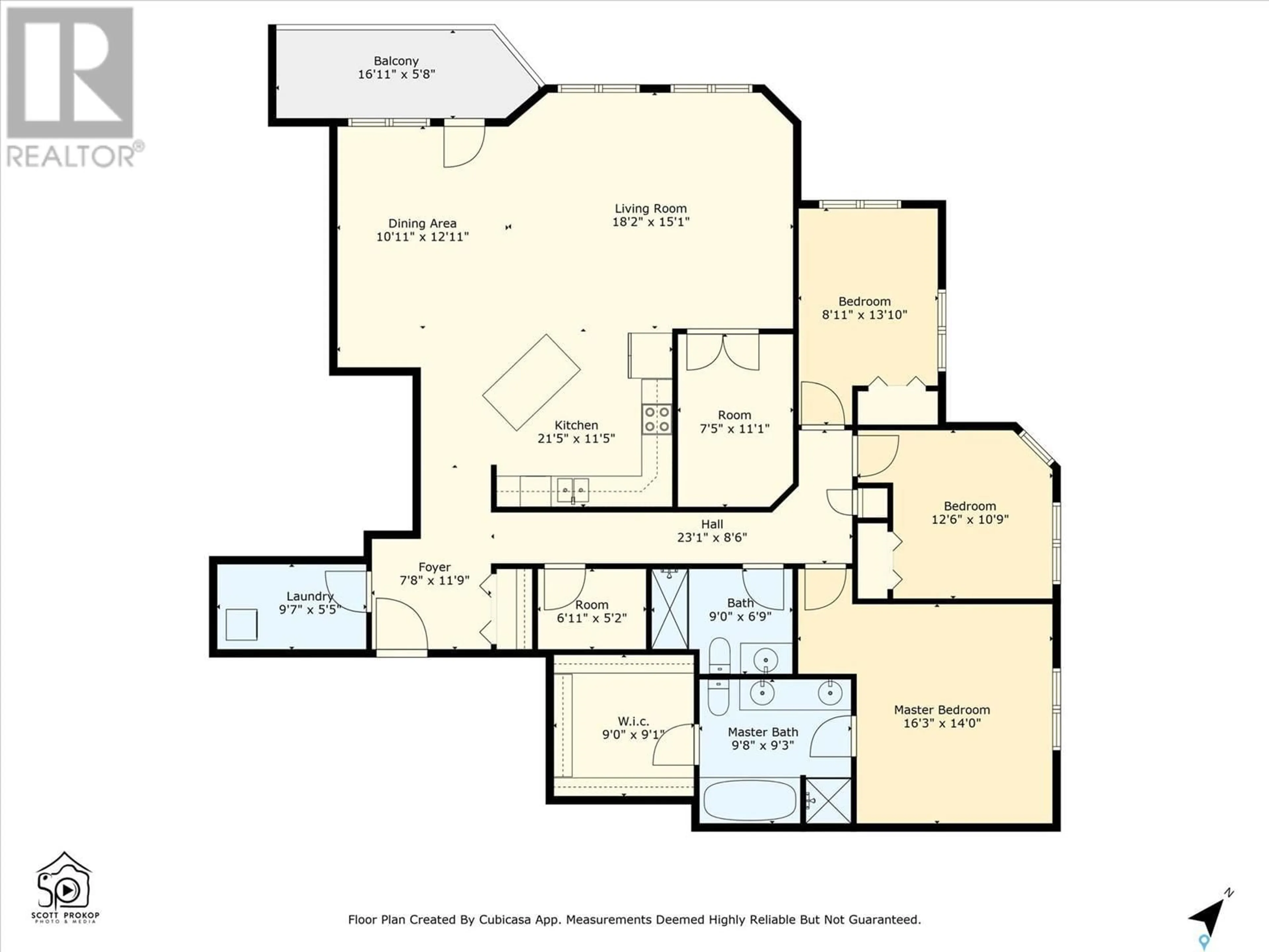 Floor plan for 304 401 Cartwright STREET, Saskatoon Saskatchewan S7T0B3