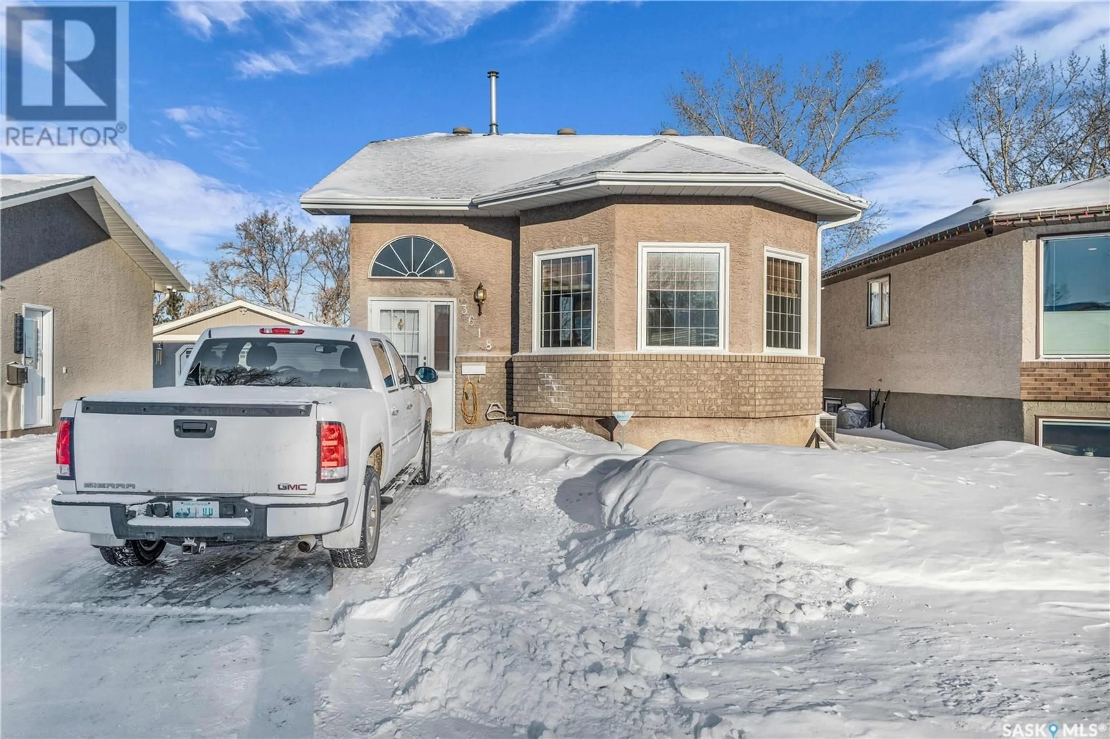 Home with brick exterior material, street for 3618 Cormorant DRIVE E, Regina Saskatchewan S4N7G2