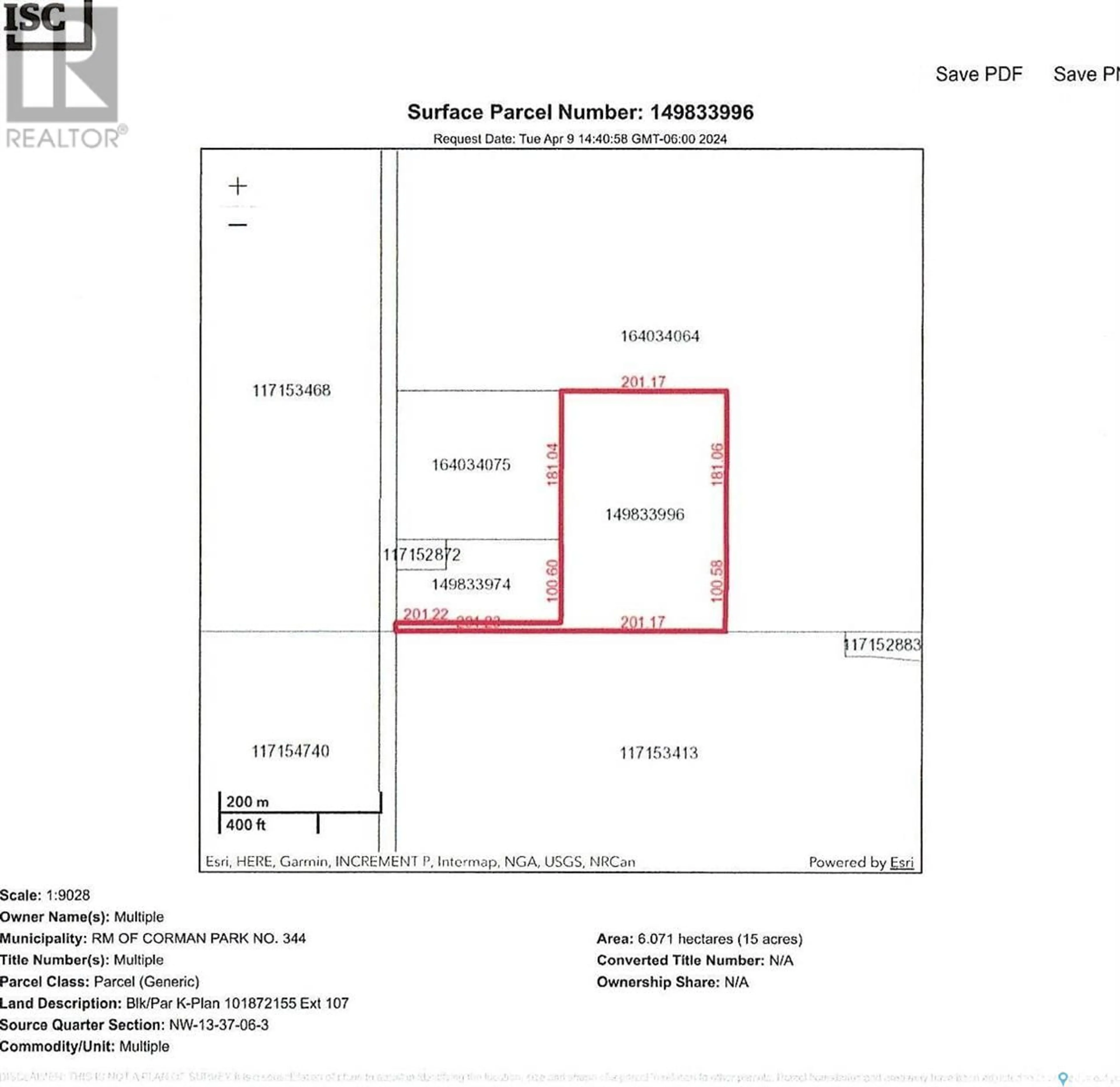 Floor plan for Ross Acreage, Corman Park Rm No. 344 Saskatchewan S7K3J5