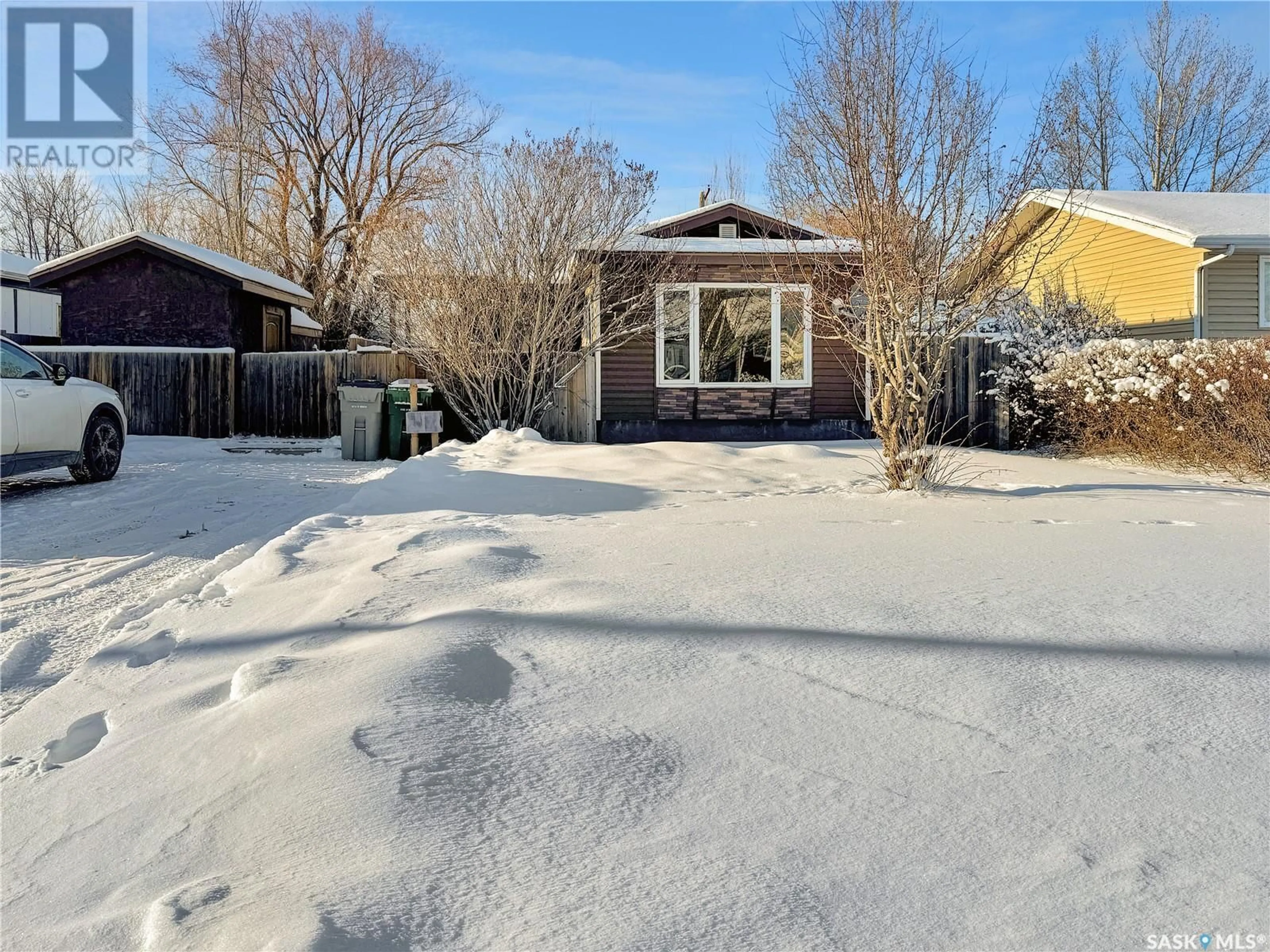 A pic from outside/outdoor area/front of a property/back of a property/a pic from drone, street for 212 3rd STREET W, Lashburn Saskatchewan S0M1H0